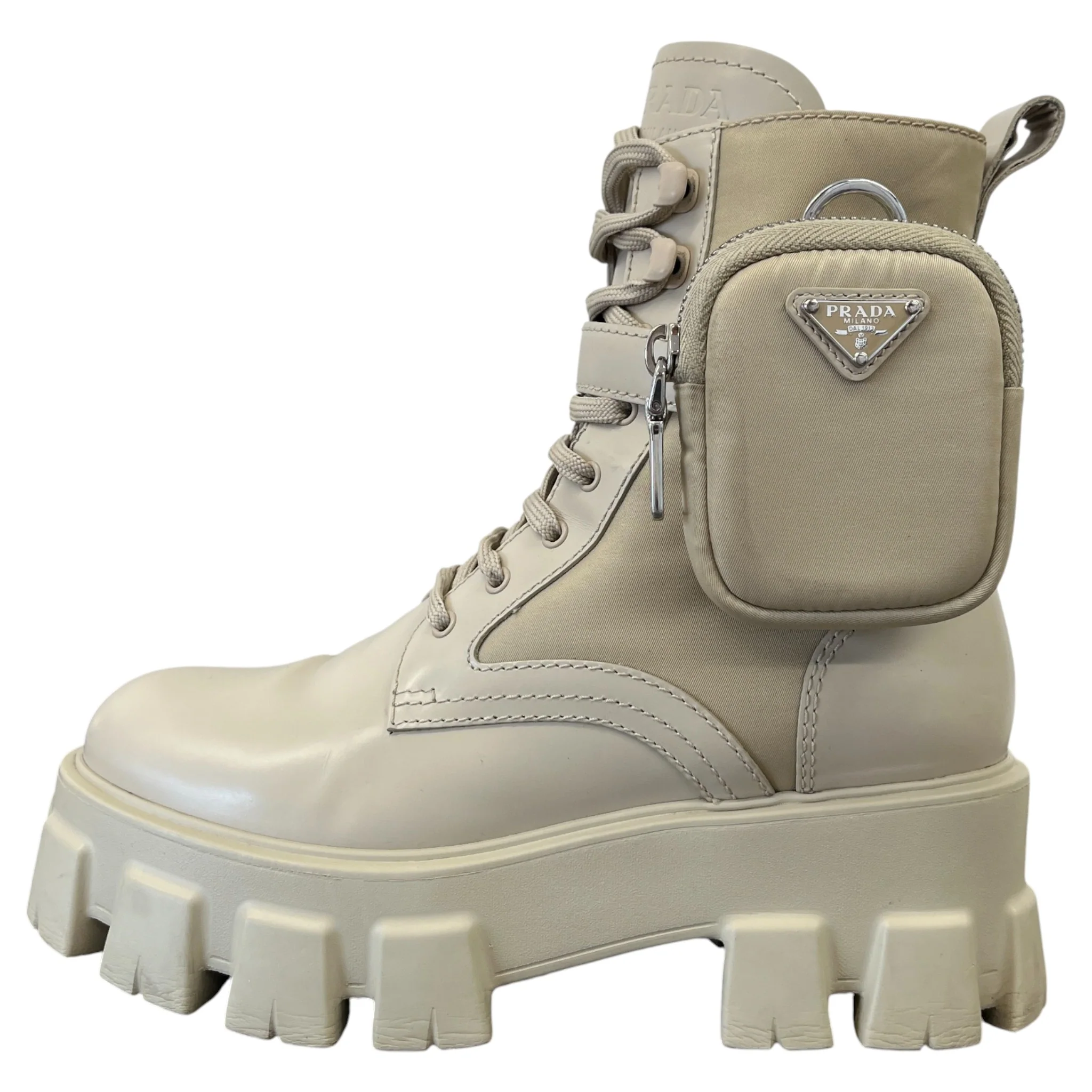 Women's Monolith Re-Nylon With Pouch Boots Cream Size EU 36.5 / UK 3.5 - Image 5