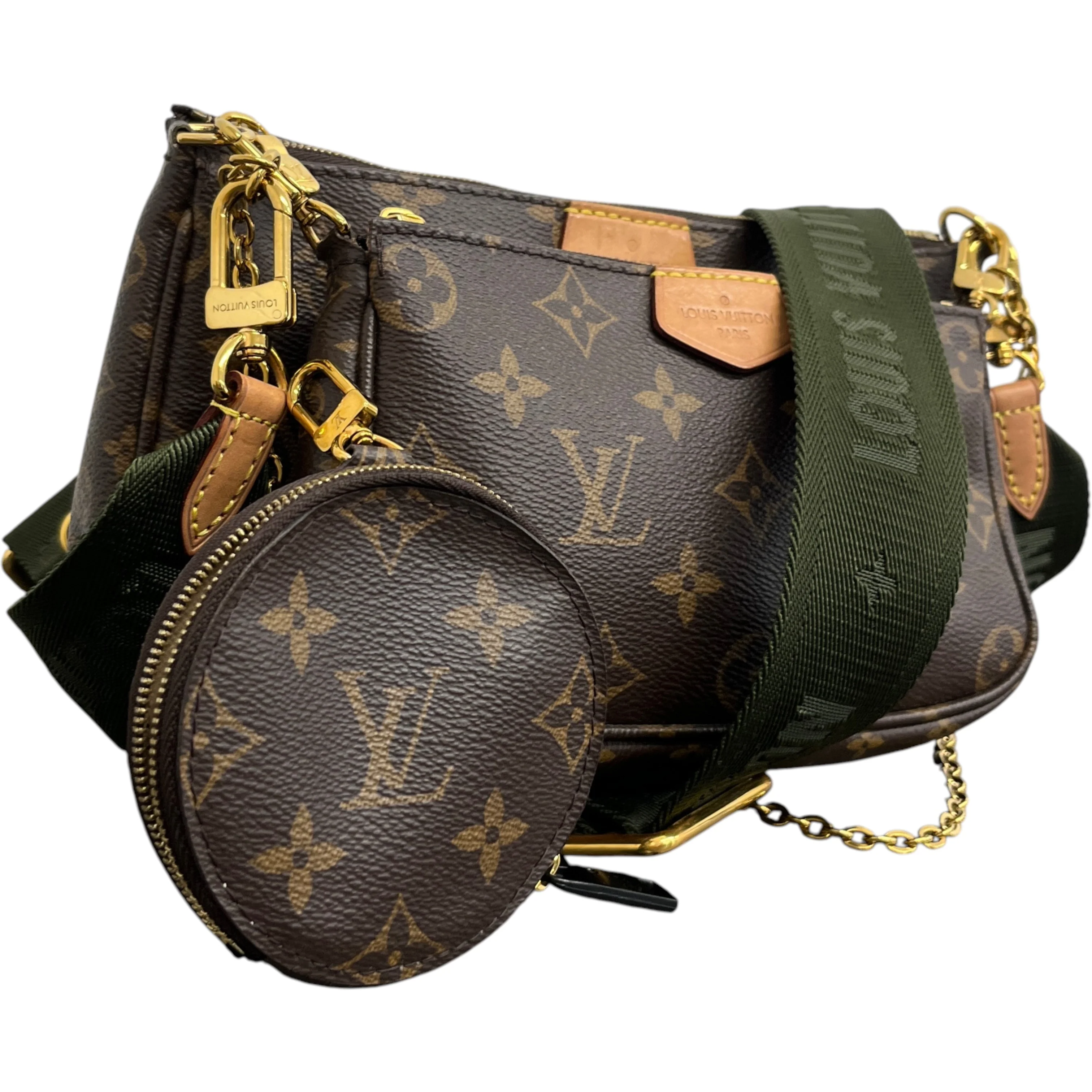 Women's Multi Pochette Accessoires Bag Brown - Image 4