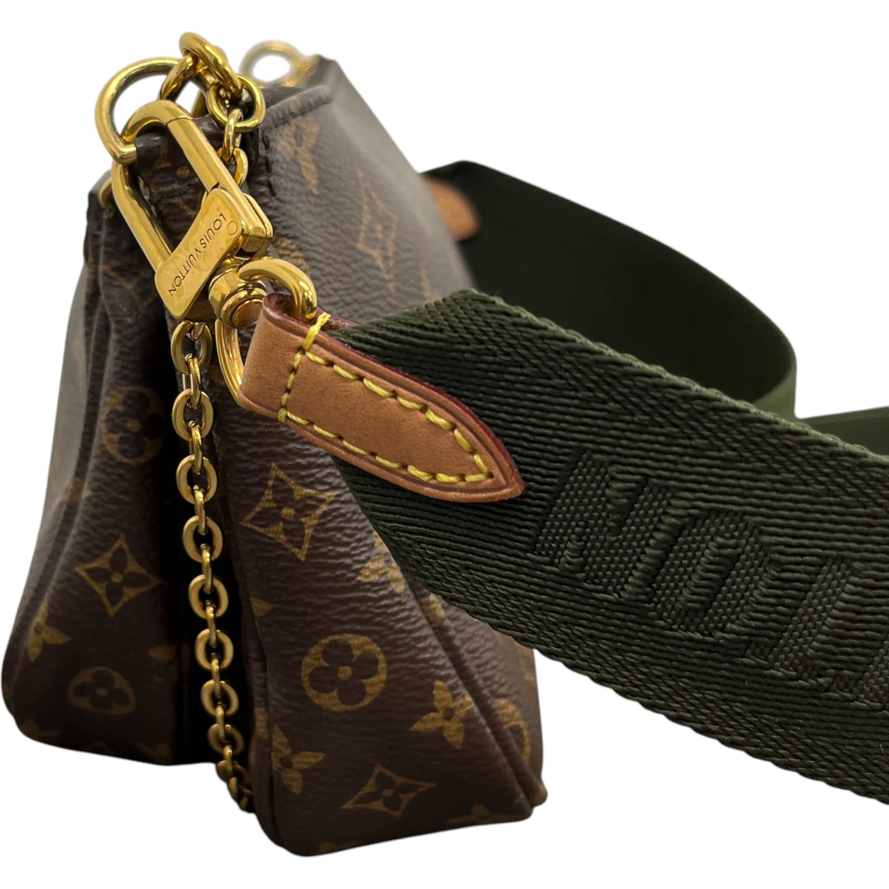 Women's Multi Pochette Accessoires Bag Brown - Image 7