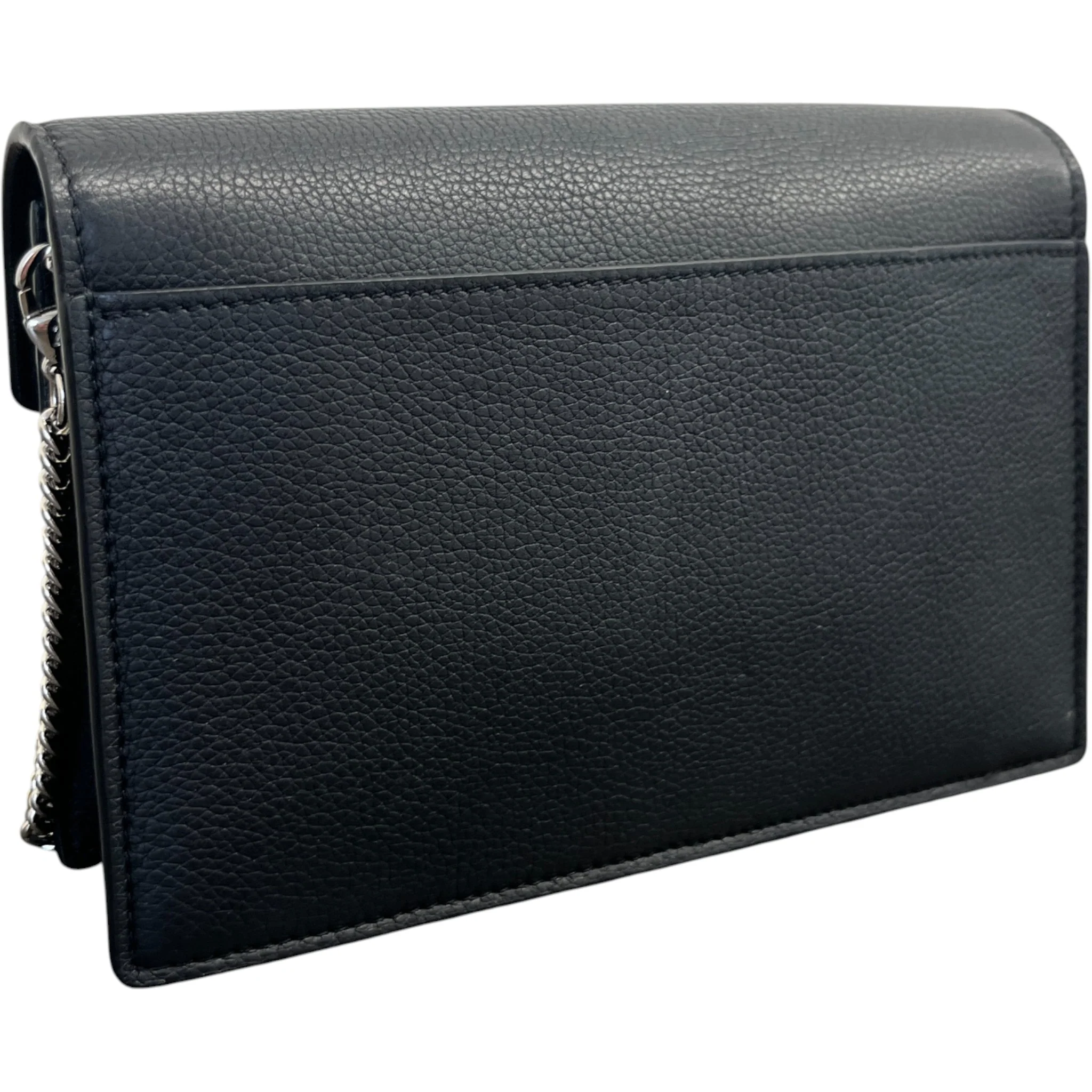 Women's Mylockme Chain Pochette Handbag Black - Image 8
