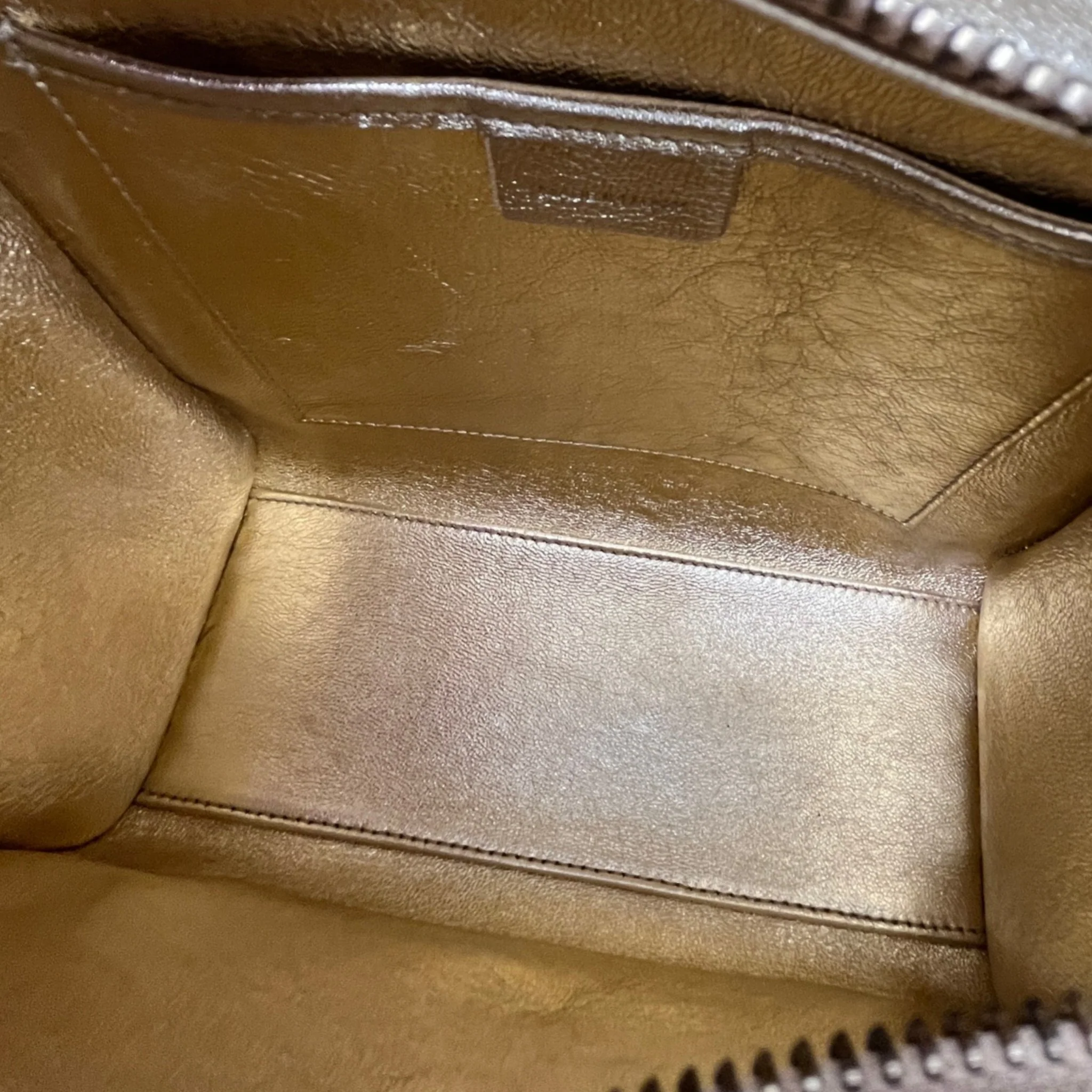 Women's Nano Luggage Tote Bag Gold - Image 12