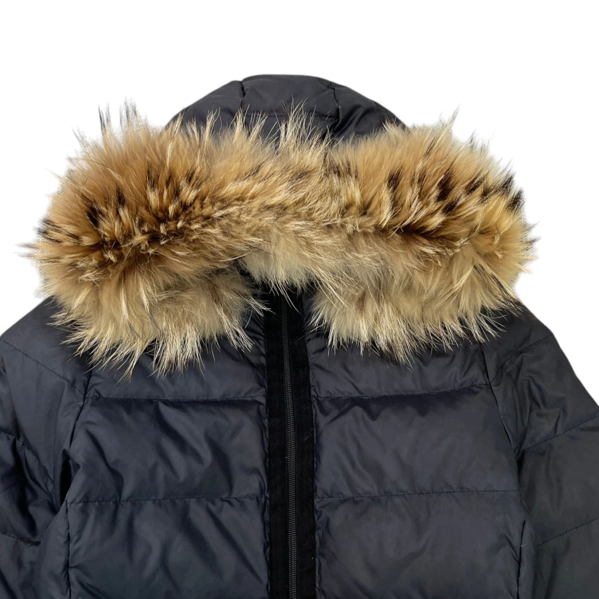 Women's Nantesfur Down Jacket Black Size 1 / UK 10 - Image 5
