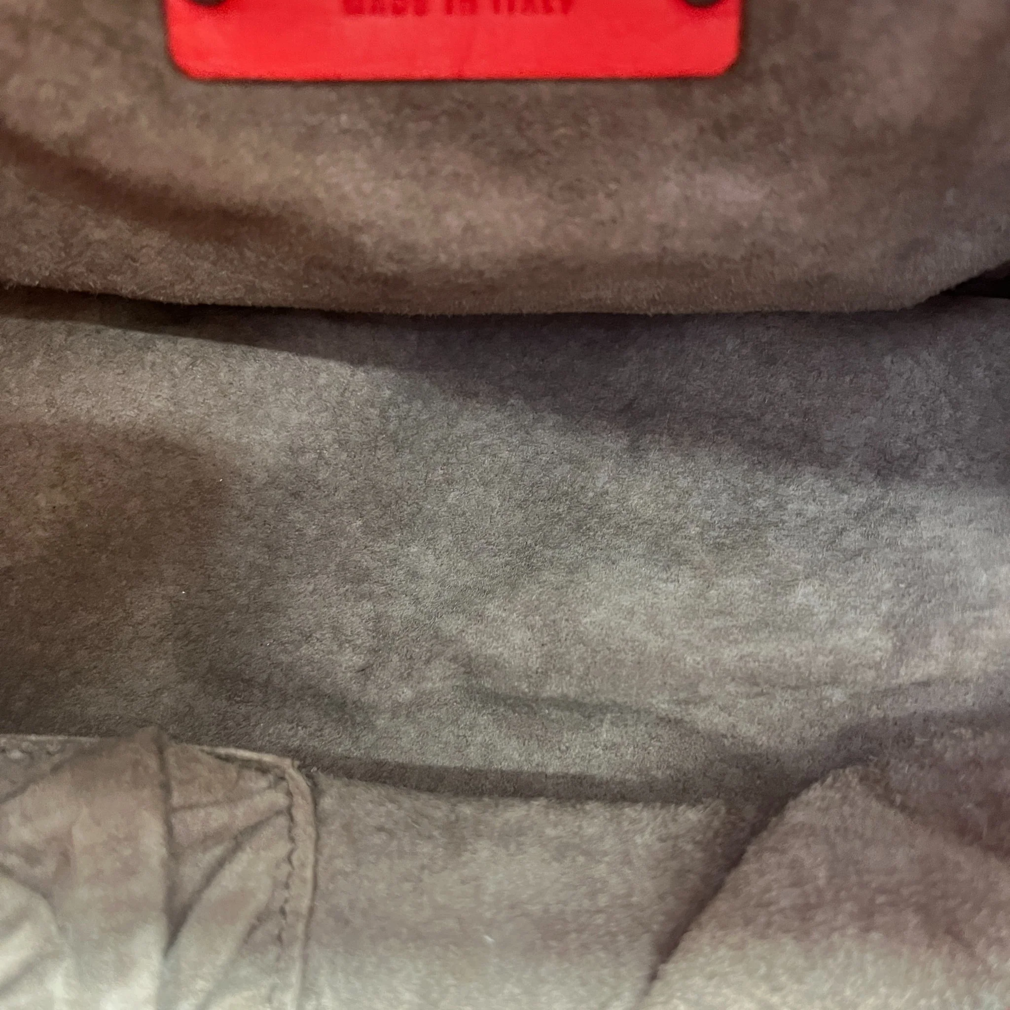 Women's Nappa Intrecciato Cube Bag Red - Image 11
