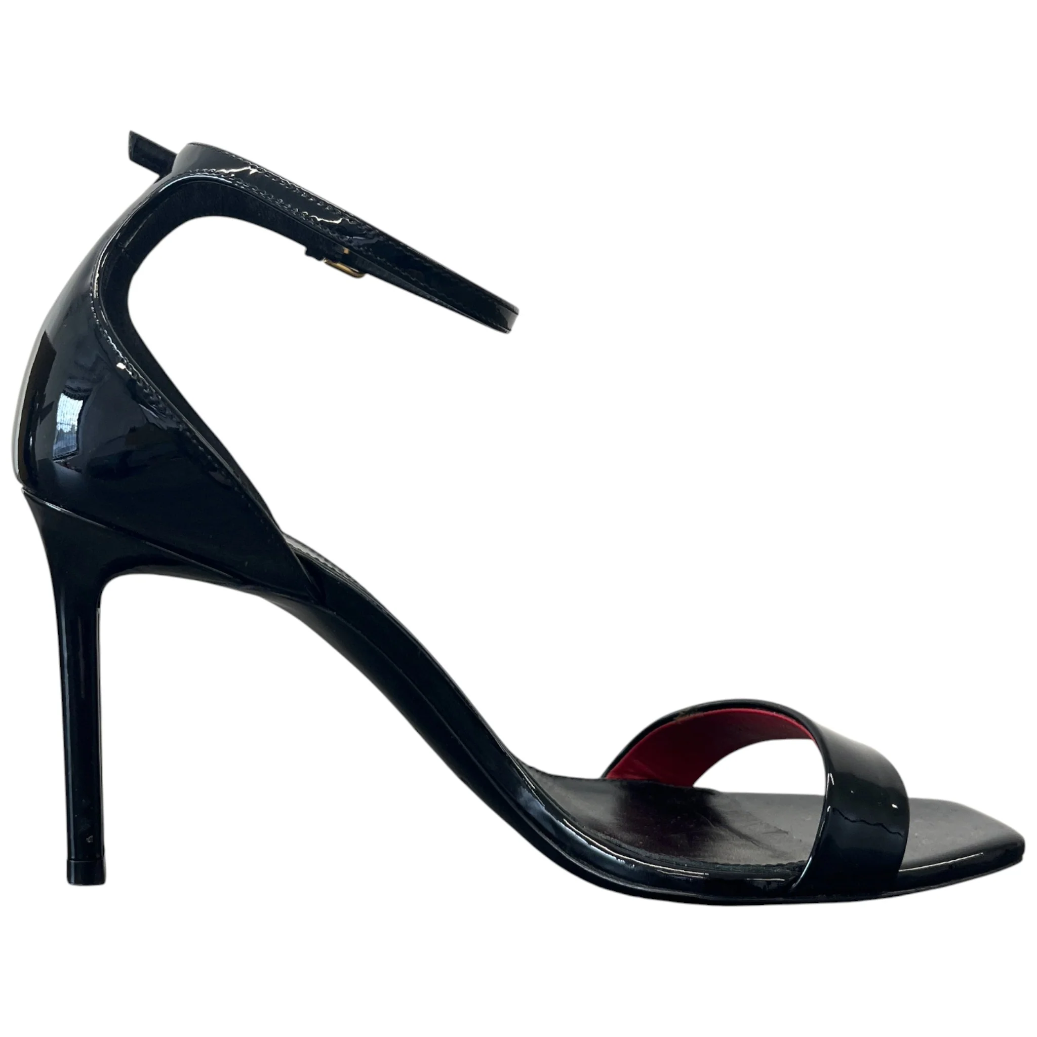 Women's Open Toe Heels Black Size EU 37 / UK 4 - Image 4