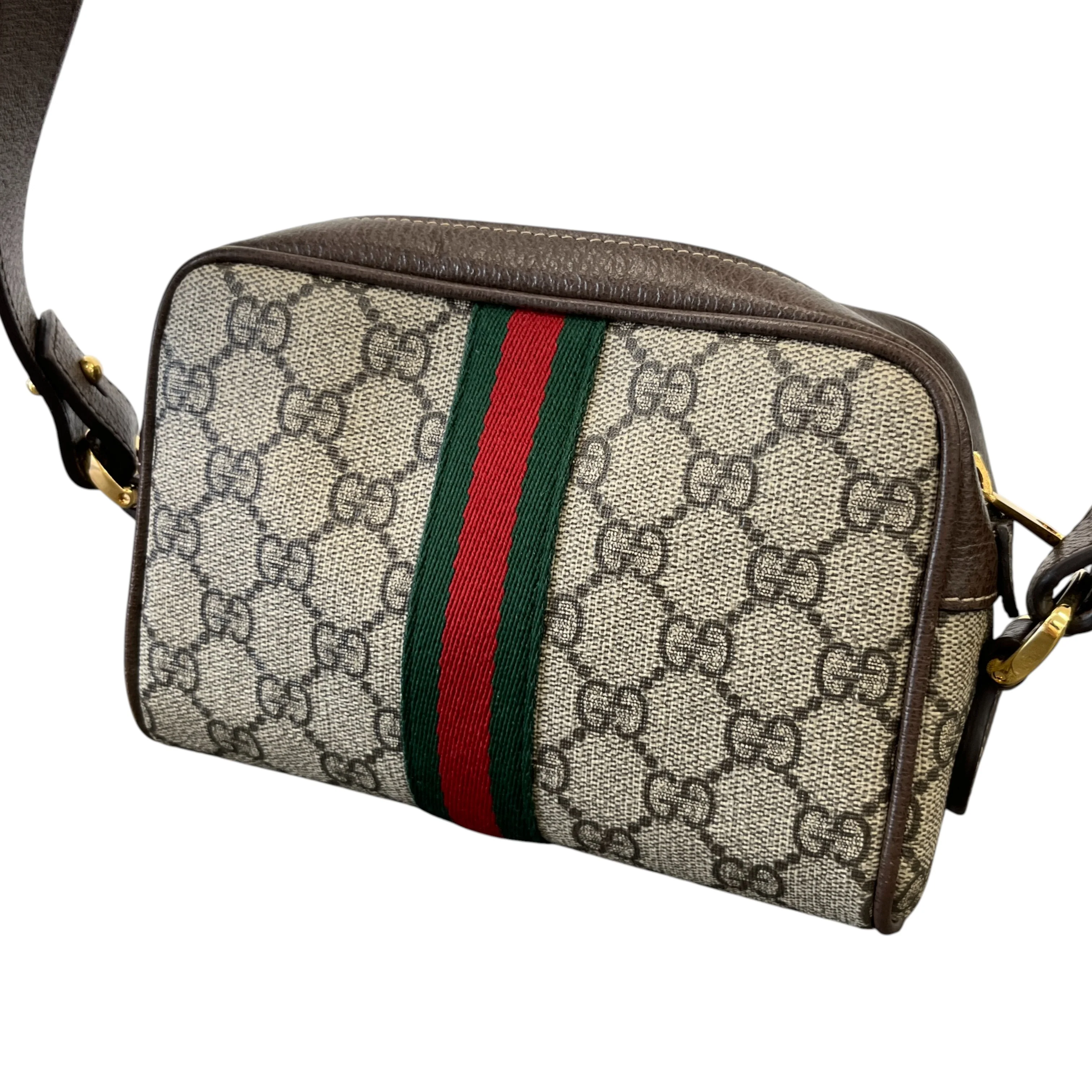 Women's Ophidia Gg Supreme Bag Brown - Image 8