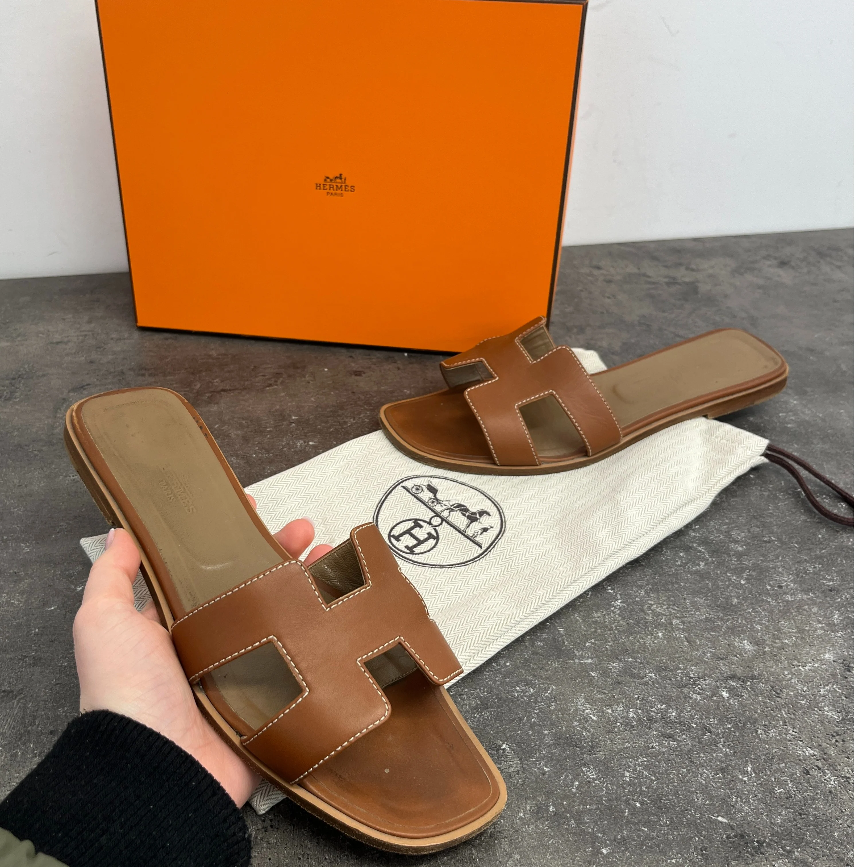 Women's Oran Sandals Brown Size EU 39 / UK 6 - Image 10