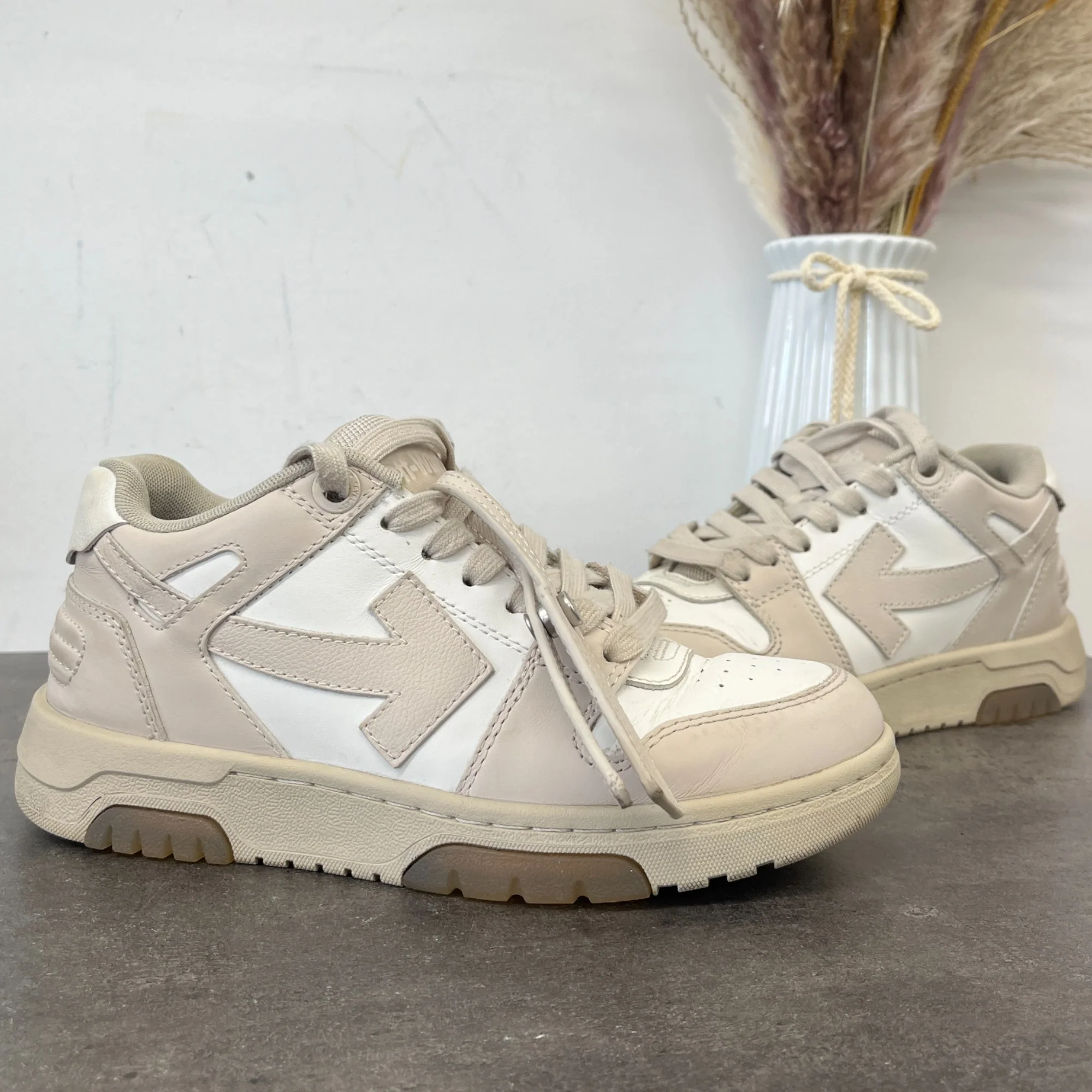 Women's Out Of Office Low Trainers Beige Size EU 36 / UK 3 - Image 16
