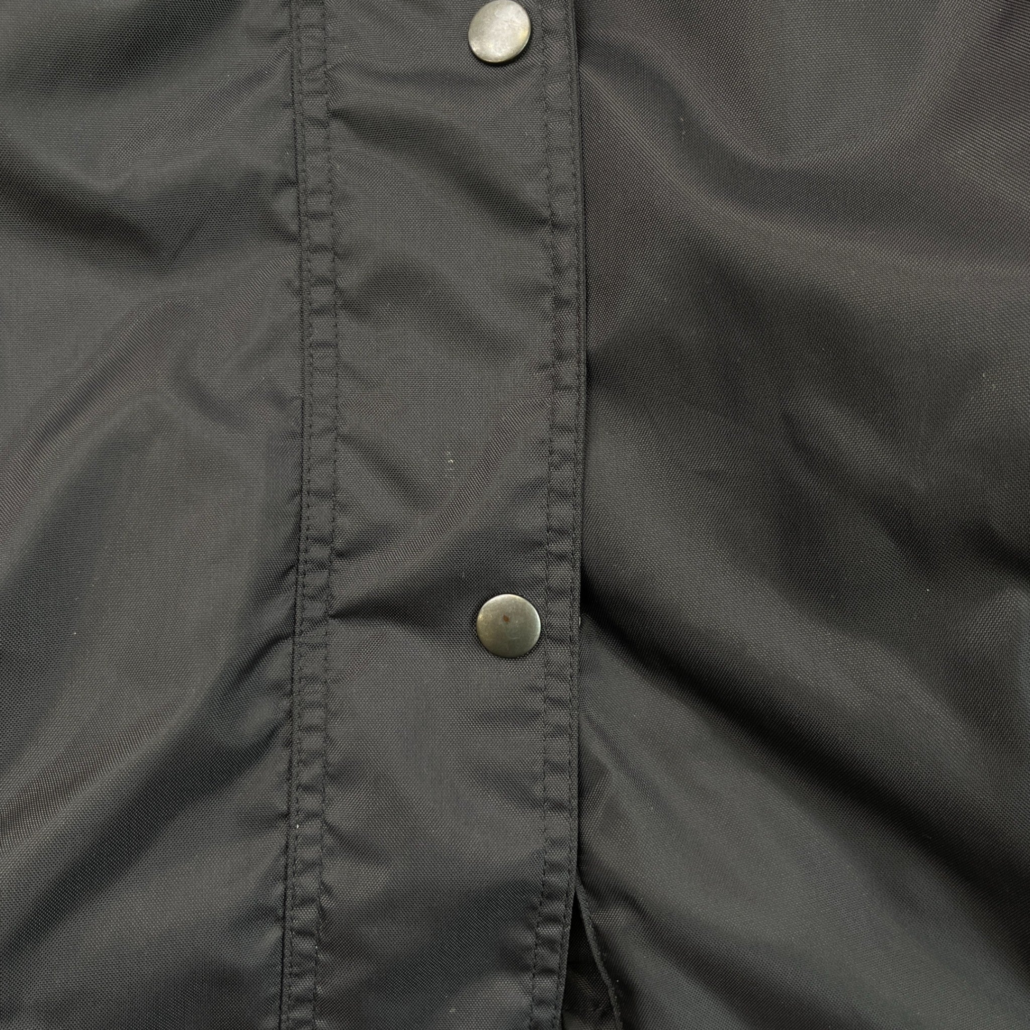 Women's Oversized Logo Print Down Jacket Black Size XS - Image 7