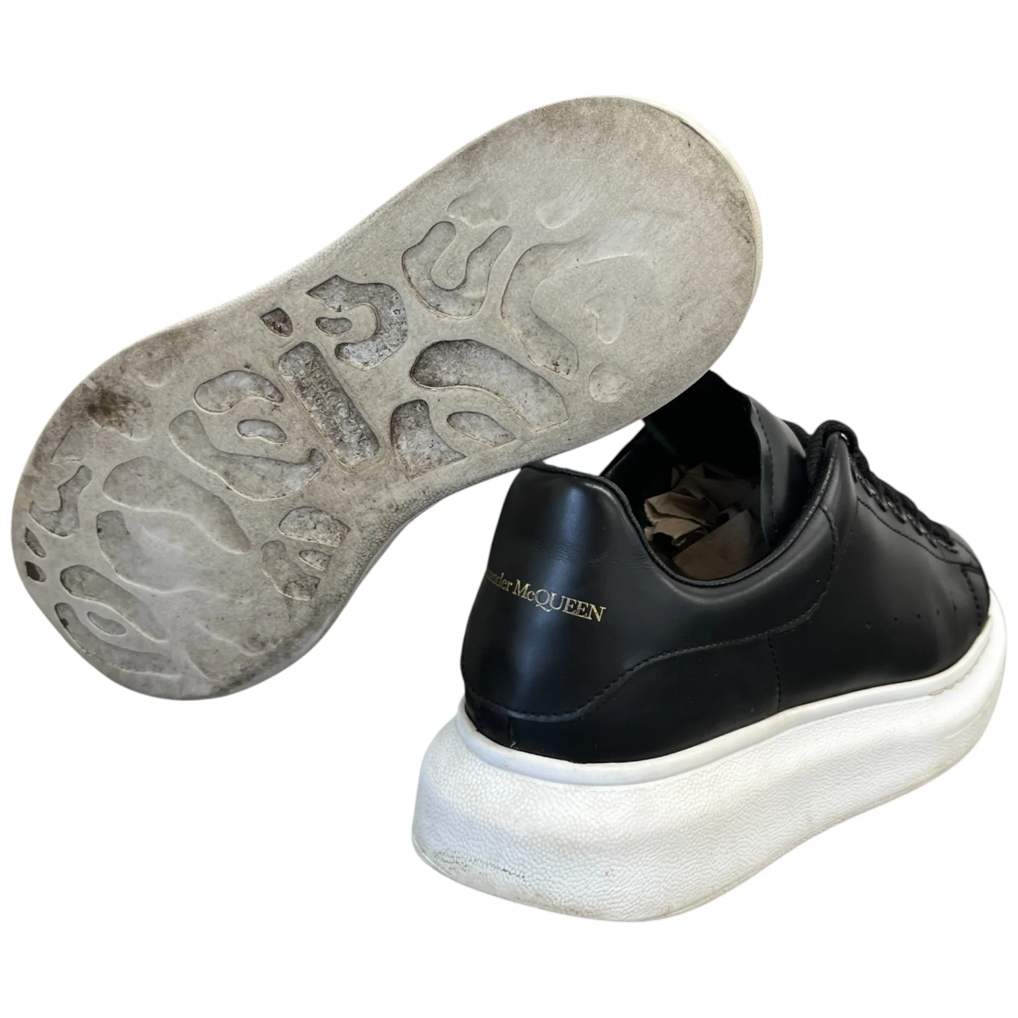 Women's Oversized Low Trainers Black Size EU 37 / UK 4 - Image 10