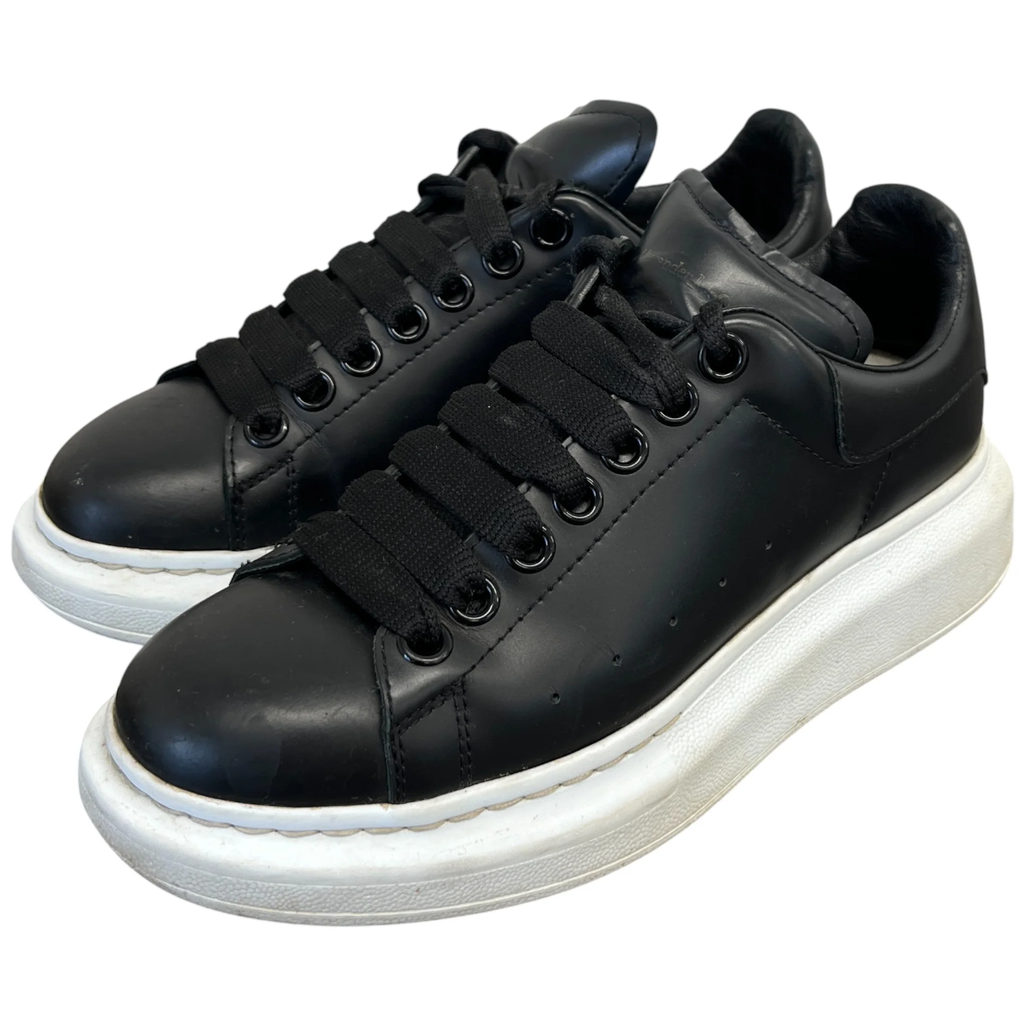 Women's Oversized Low Trainers Black Size EU 37 / UK 4 - Image 9