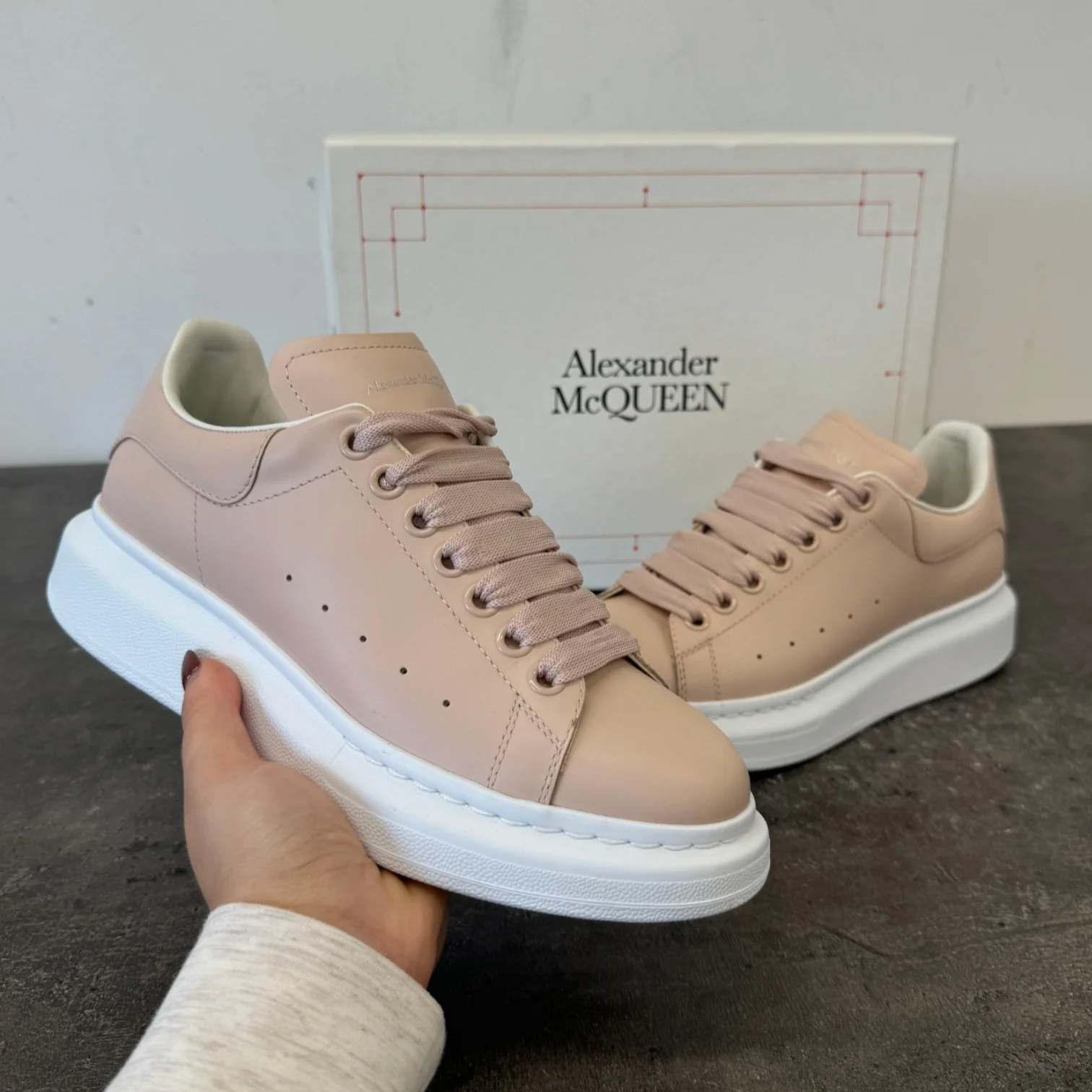 Women's Oversized Low Trainers Pink Size EU 39 / UK 6 - Image 12
