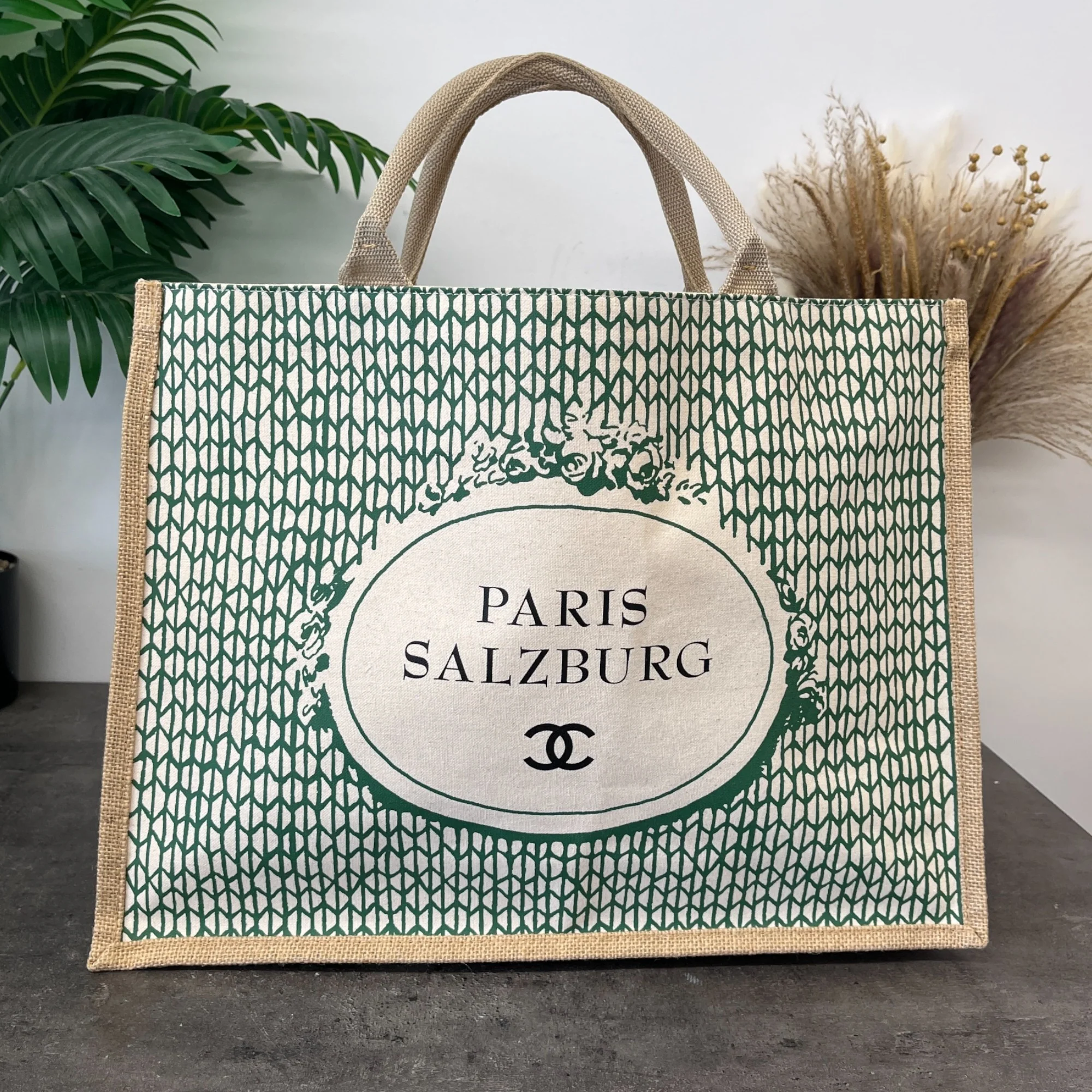 Women's Paris Salzburg Tote Bag Beige - Image 8