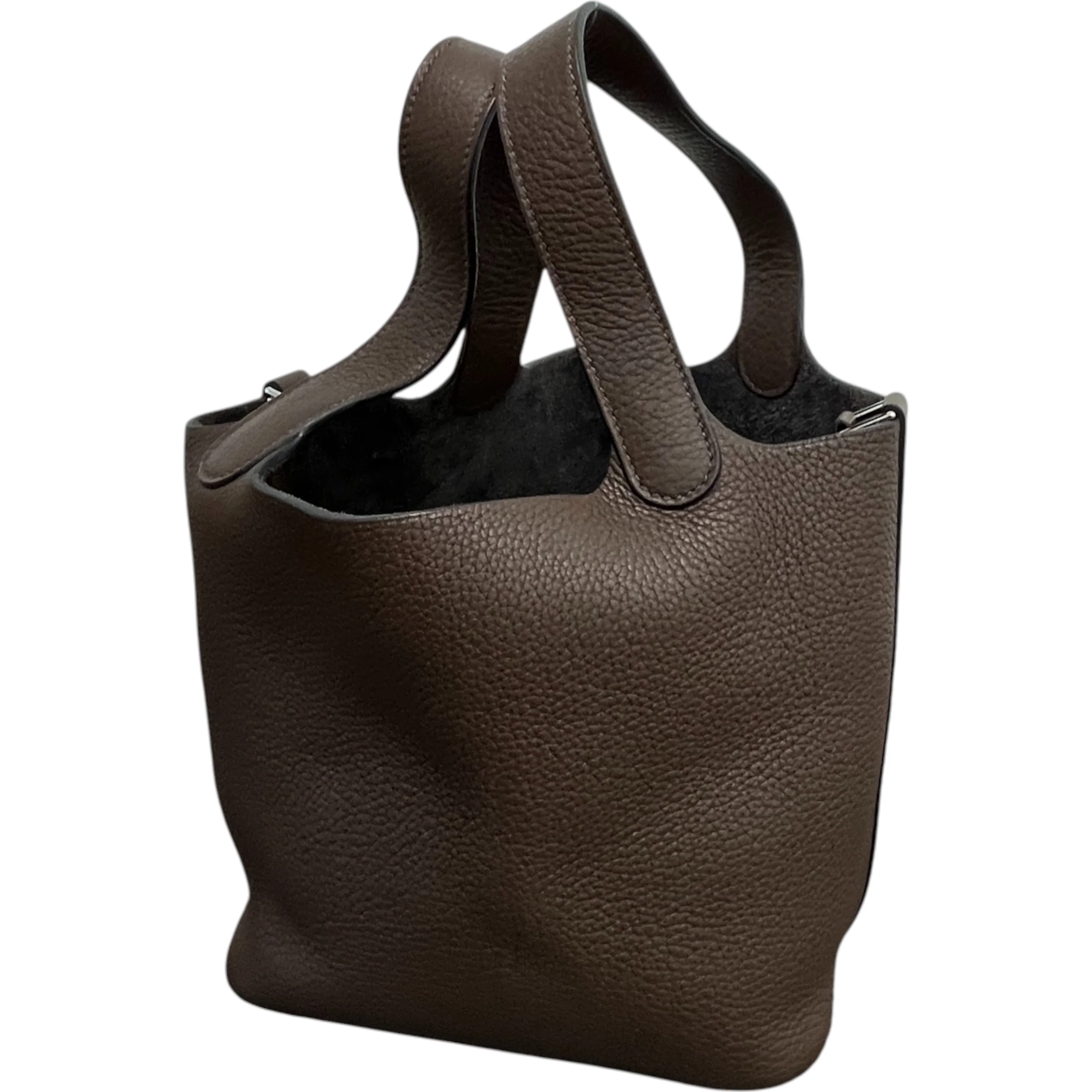 Women's Picotin 18 Clemence Bag Brown - Image 8