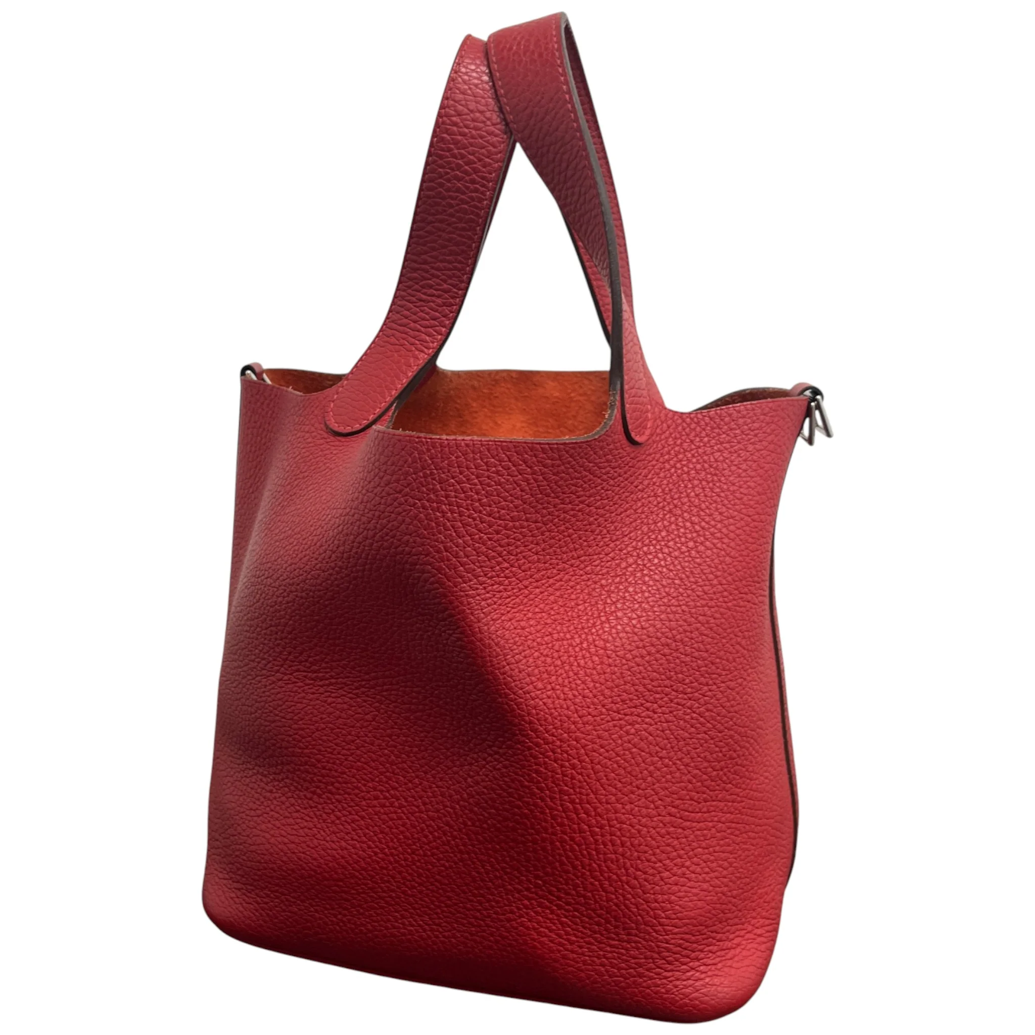 Women's Picotin 22 Clemence Bag Red - Image 12