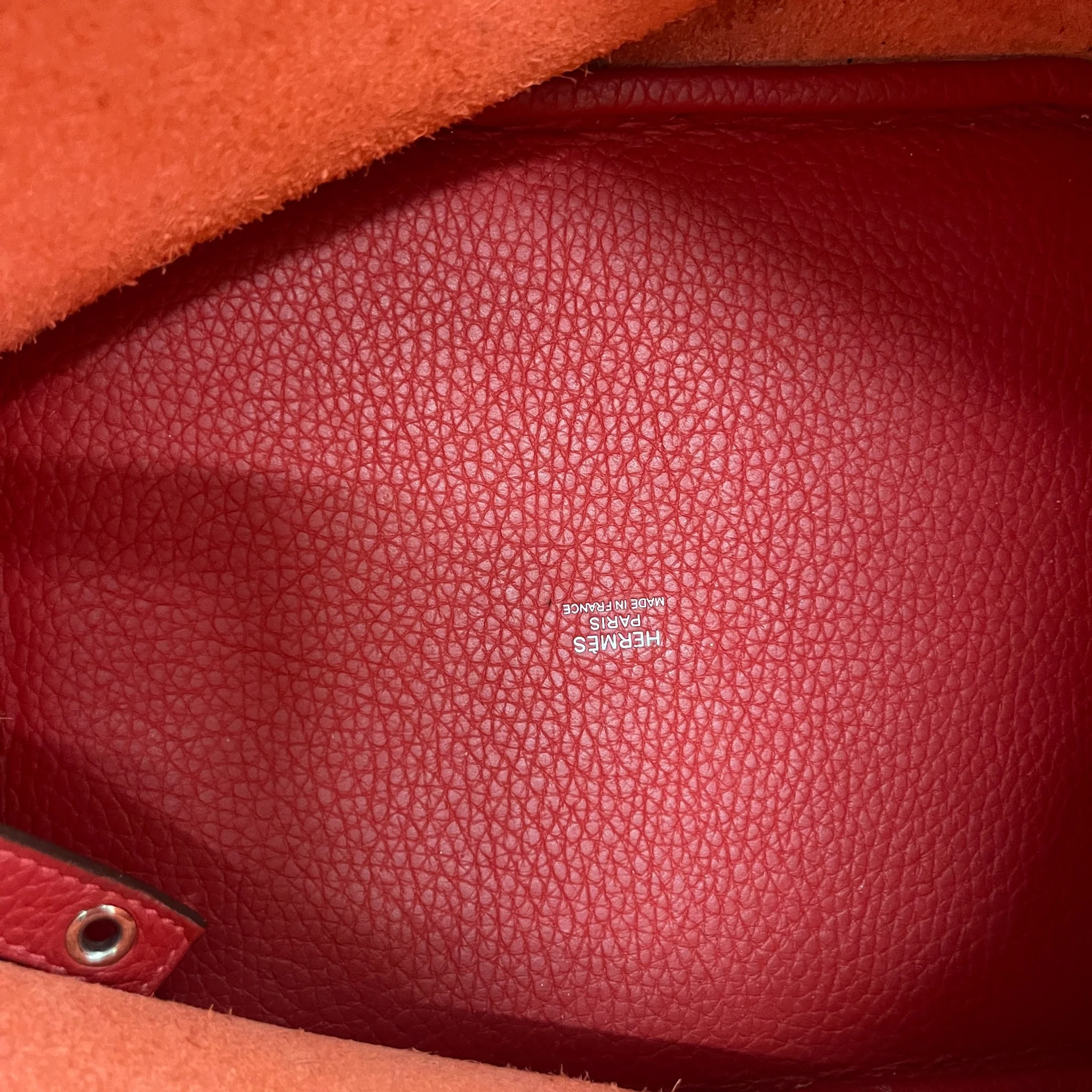 Women's Picotin 22 Clemence Bag Red - Image 14