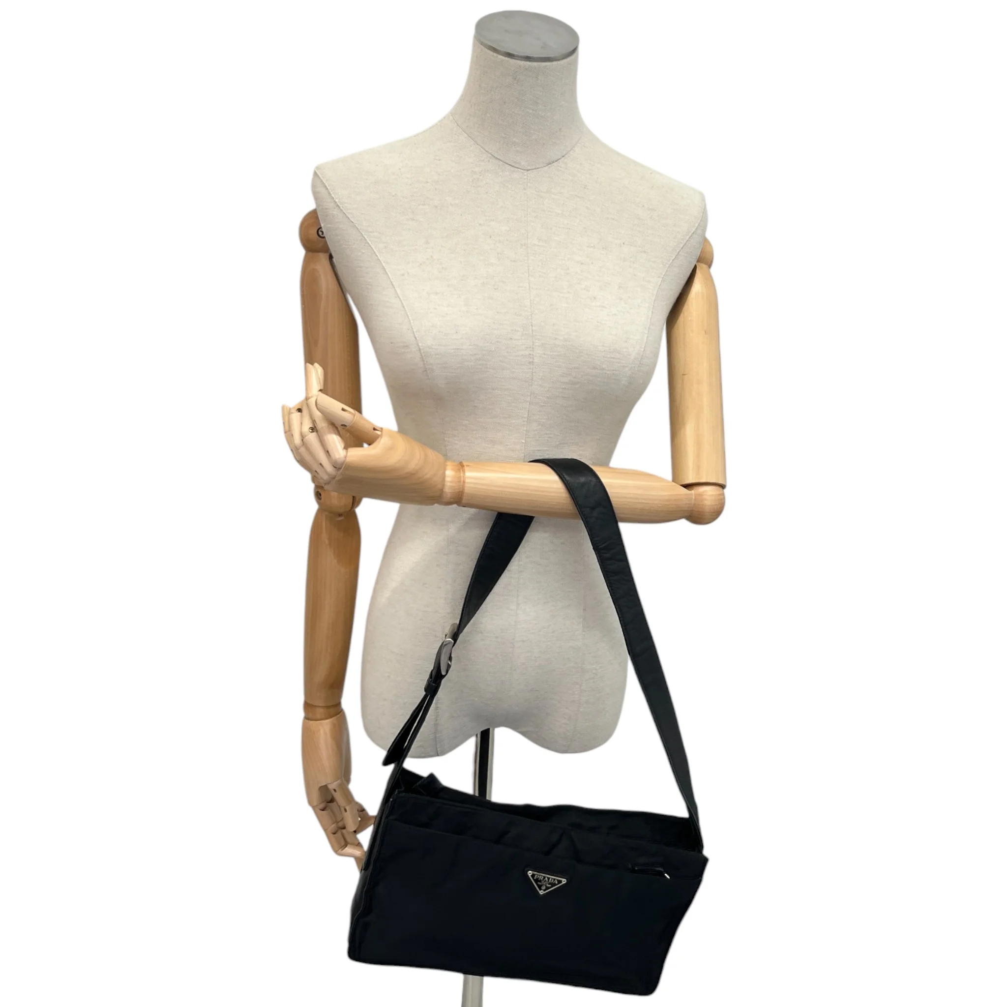 Women's Plaque Logo Bag Black - Image 2