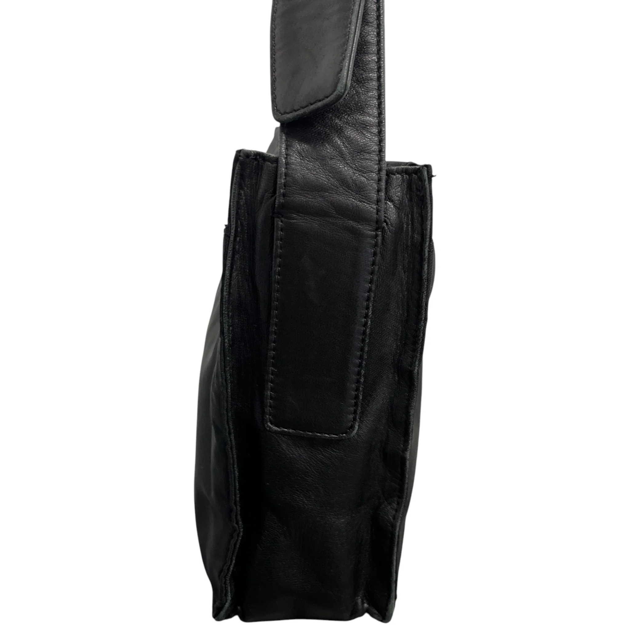 Women's Plaque Logo Bag Black - Image 7