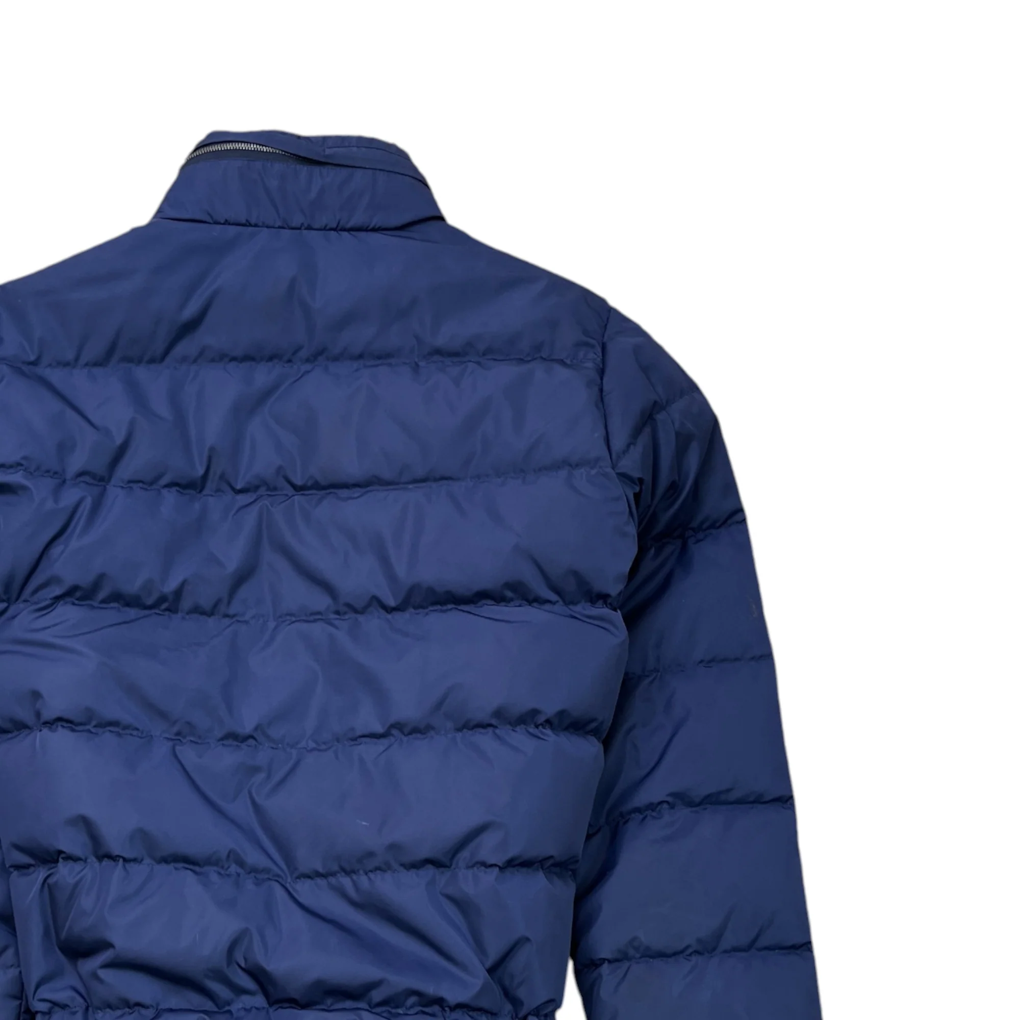Women's Plaque Logo Down Jacket Blue Size IT 42 / UK 10 - Image 4