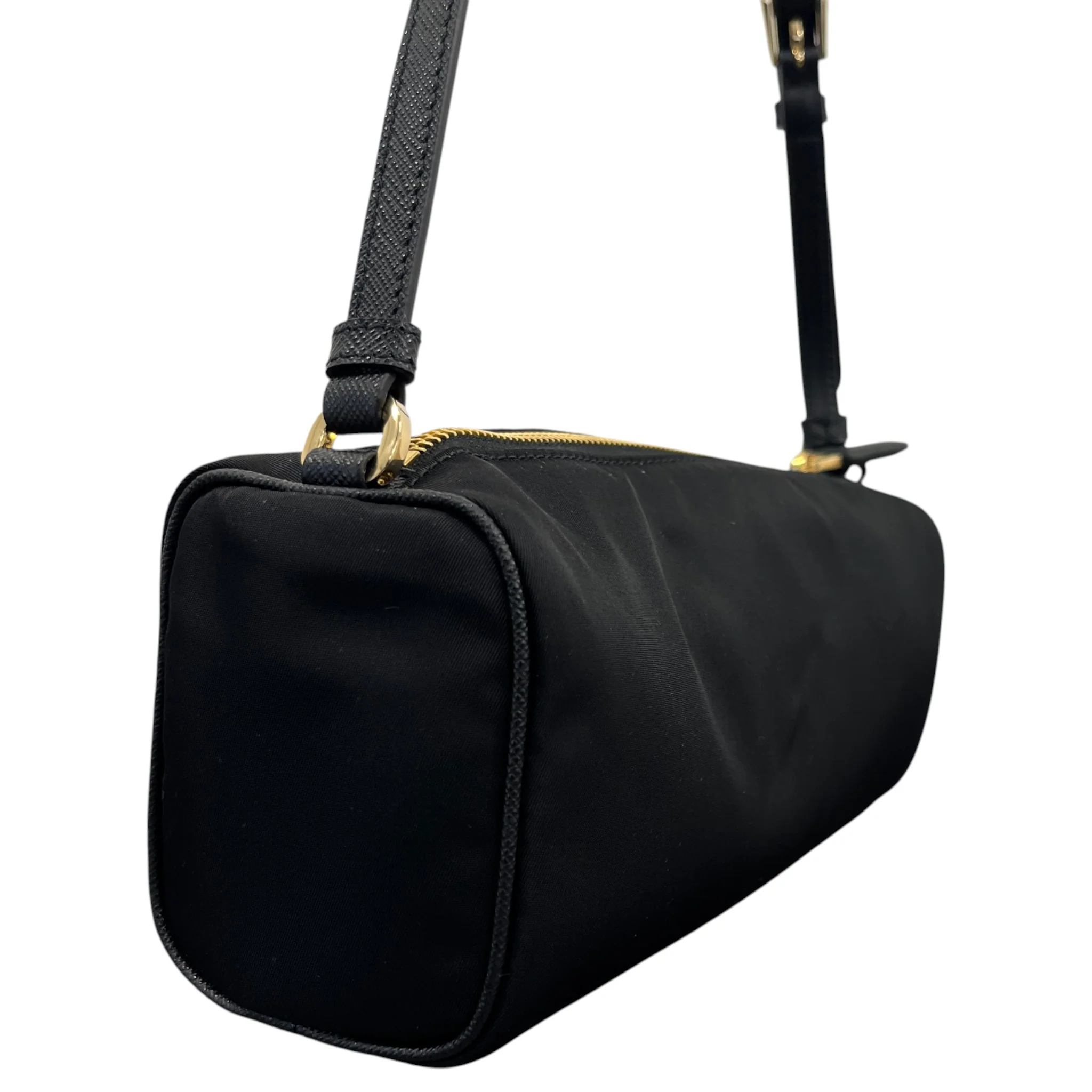 Women's Plaque Logo Handbag Black - Image 8