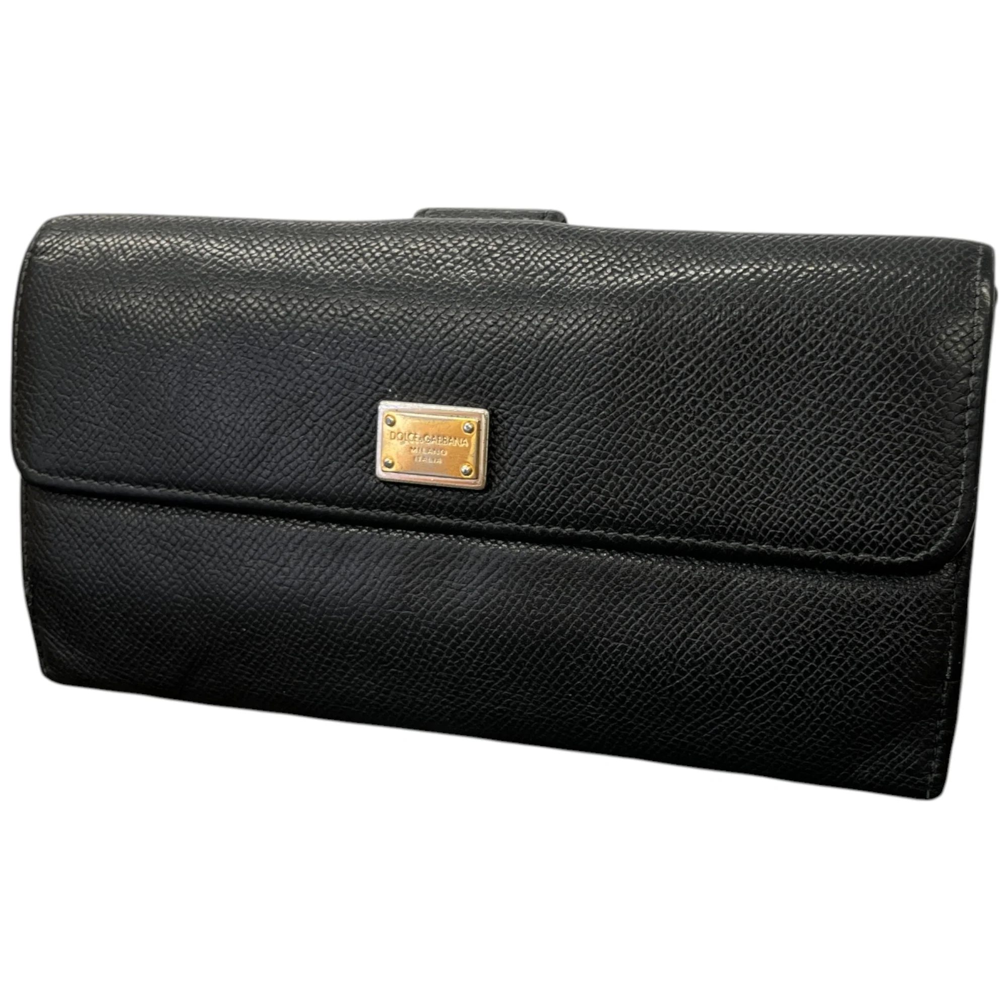 Women's Plaque Logo Purse Black - Image 8
