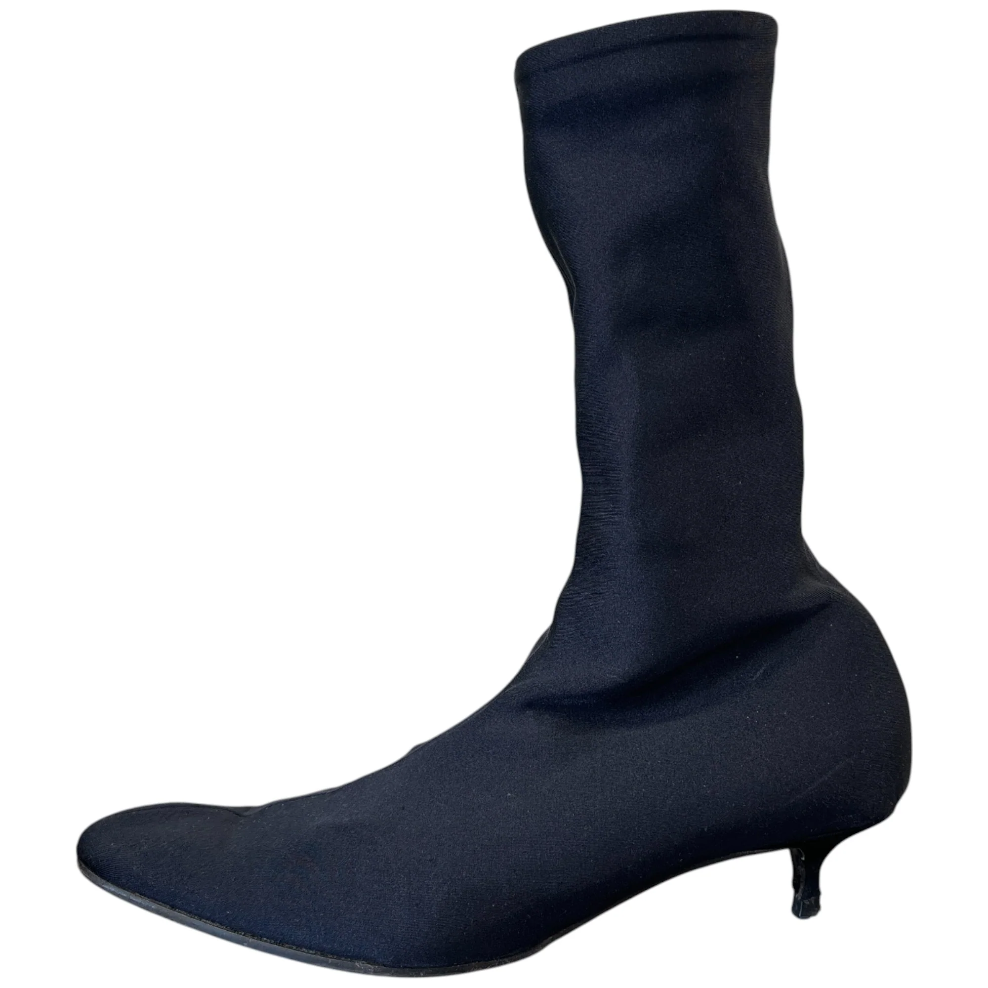 Women's Pointed Toe Kitten Heels Black Size EU 37 / UK 4 - Image 5