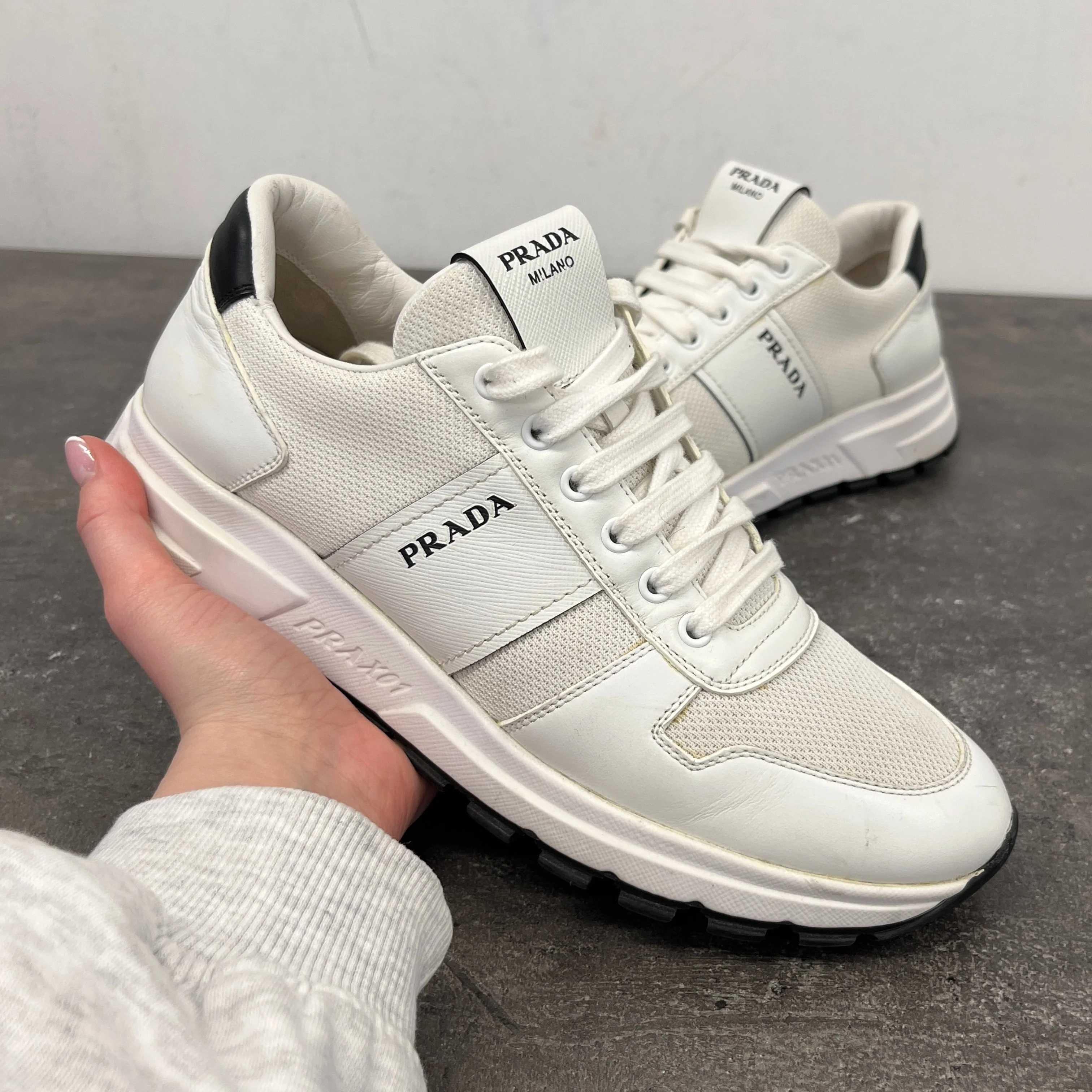 Women's Prax 01 Low Trainers White Size EU 38 / UK 5 - Image 12