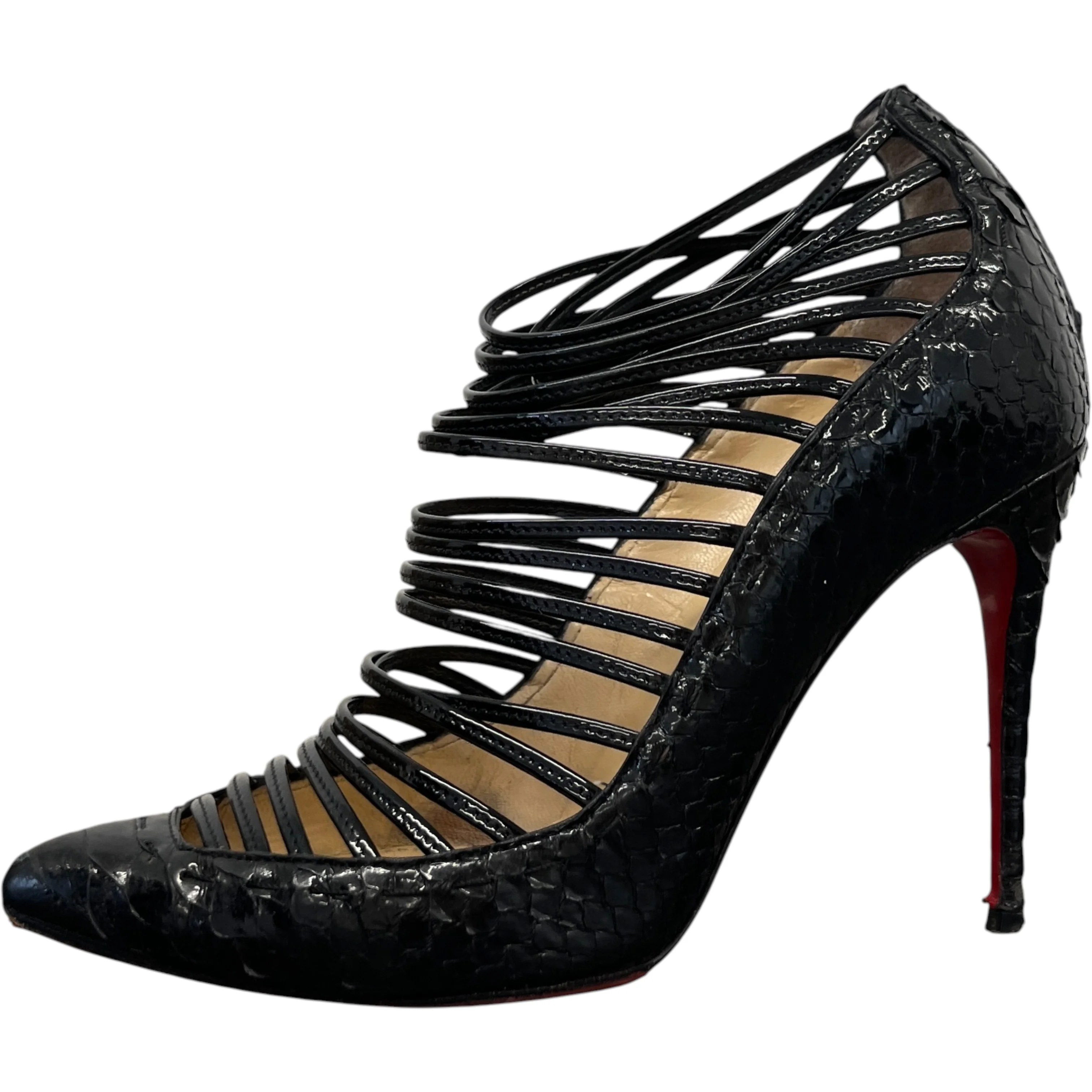 Women's Python Gortik Heels Black Size EU 36.5 / UK 3.5 - Image 5