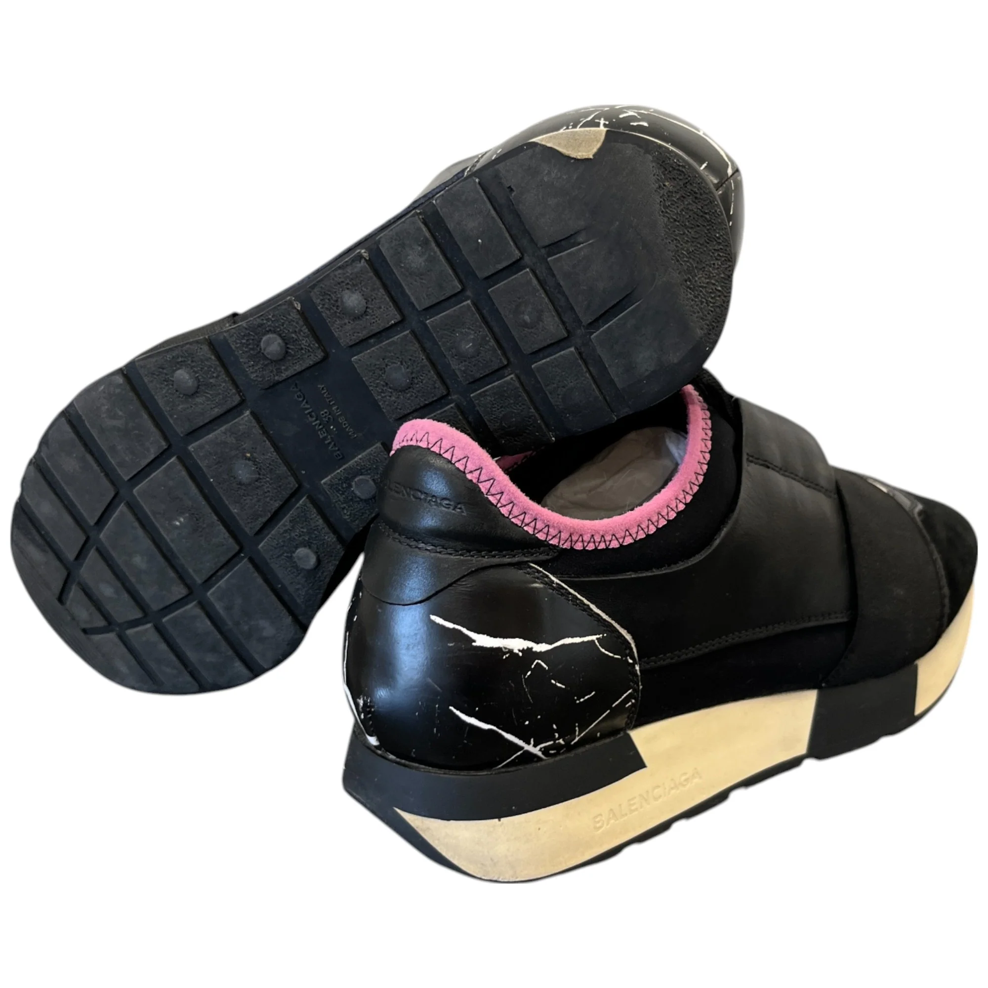 Women's Race Runner Low Trainers Black Size EU 38 / UK 5 - Image 10