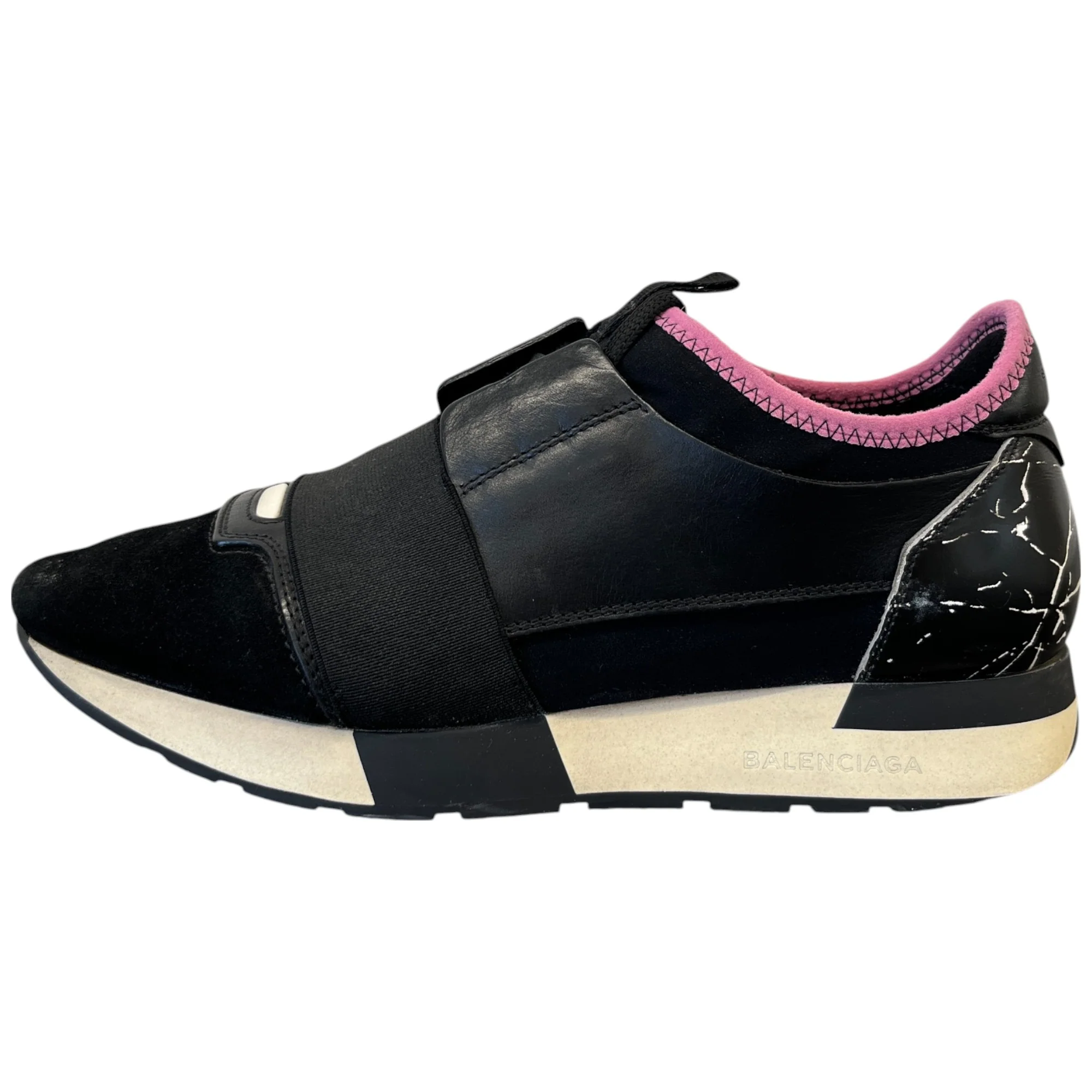 Women's Race Runner Low Trainers Black Size EU 38 / UK 5 - Image 5