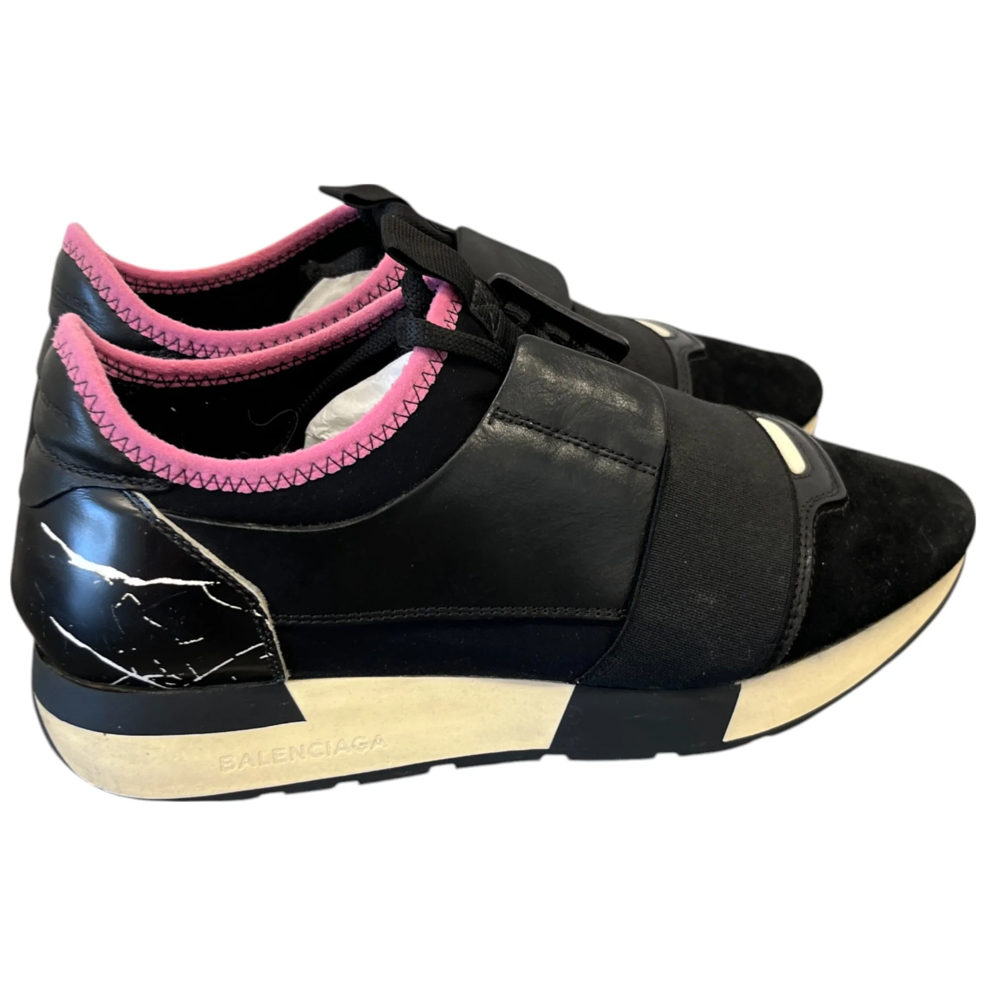 Women's Race Runner Low Trainers Black Size EU 38 / UK 5 - Image 8