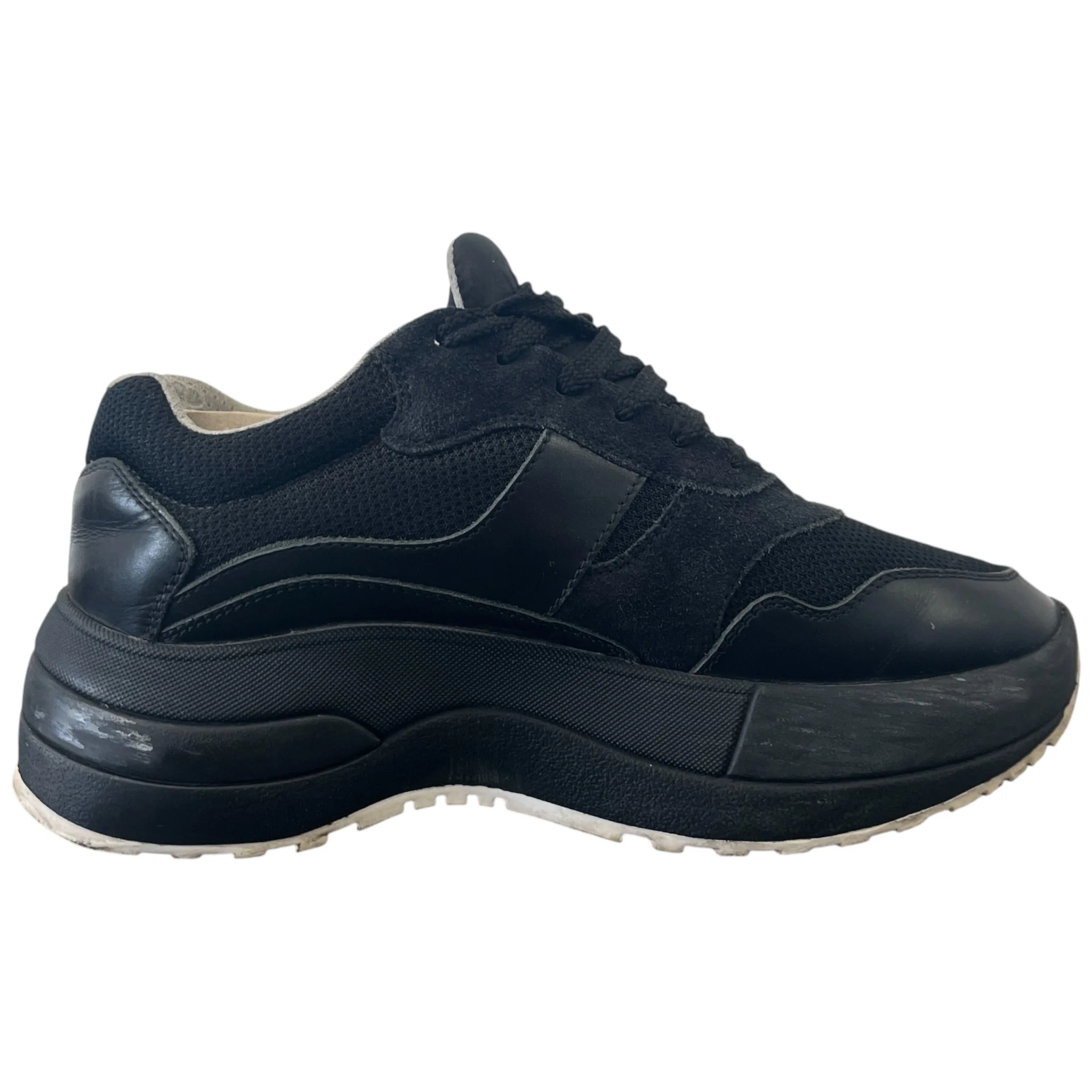 Women's Racer Low Trainers Black Size EU 35 / UK 2 - Image 4