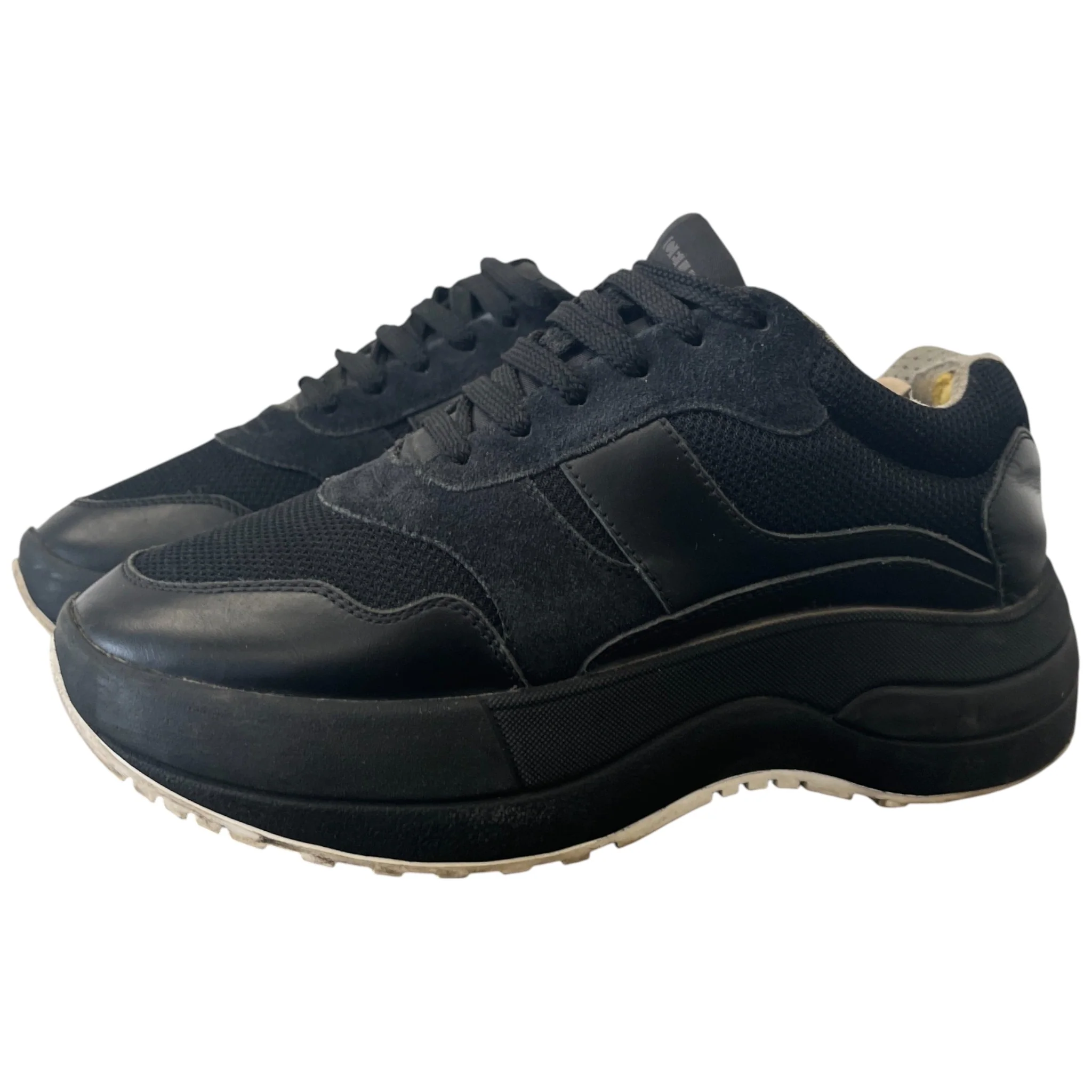 Women's Racer Low Trainers Black Size EU 35 / UK 2 - Image 8
