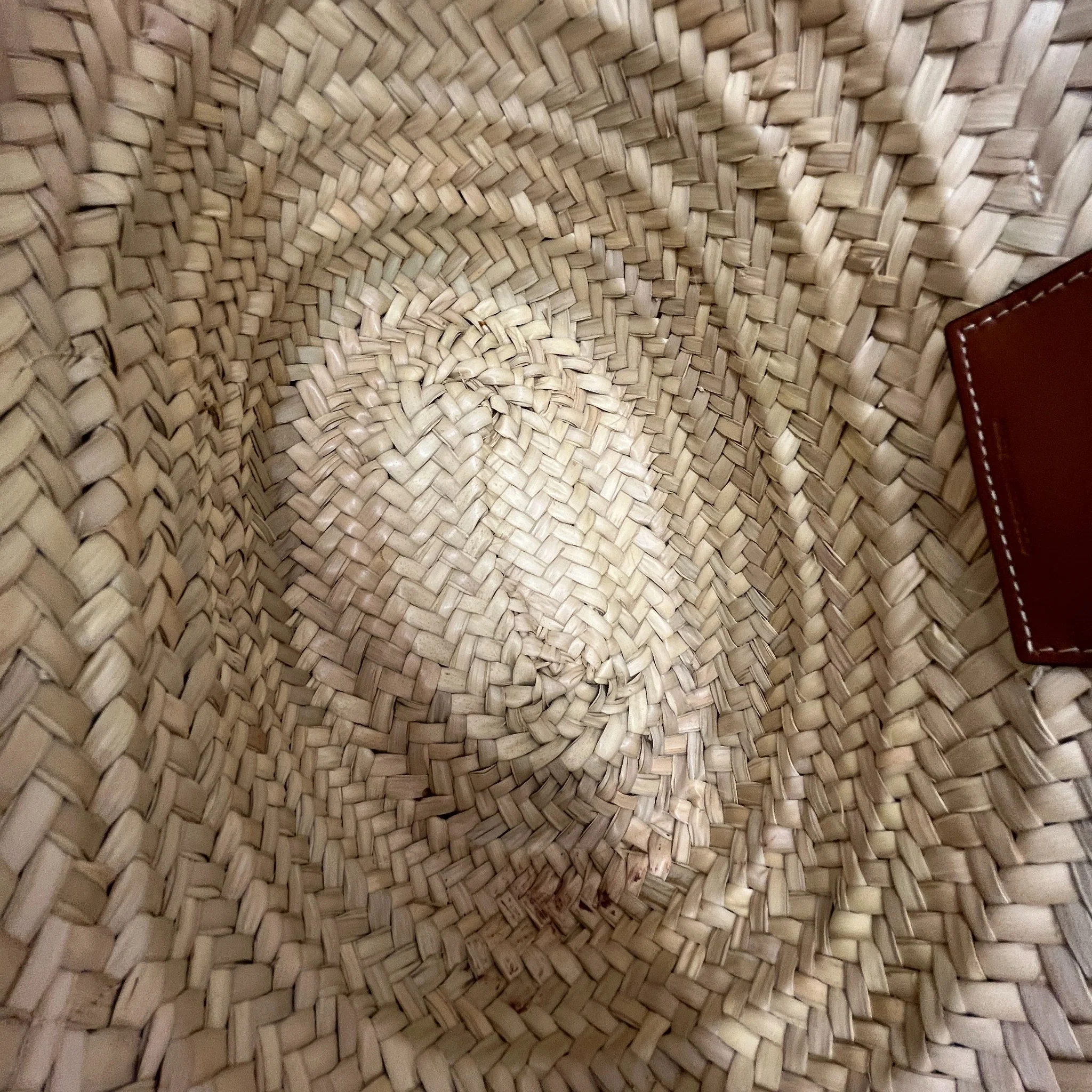 Women's Raffier Panier Teen Triomphe Basket Bag Brown - Image 13