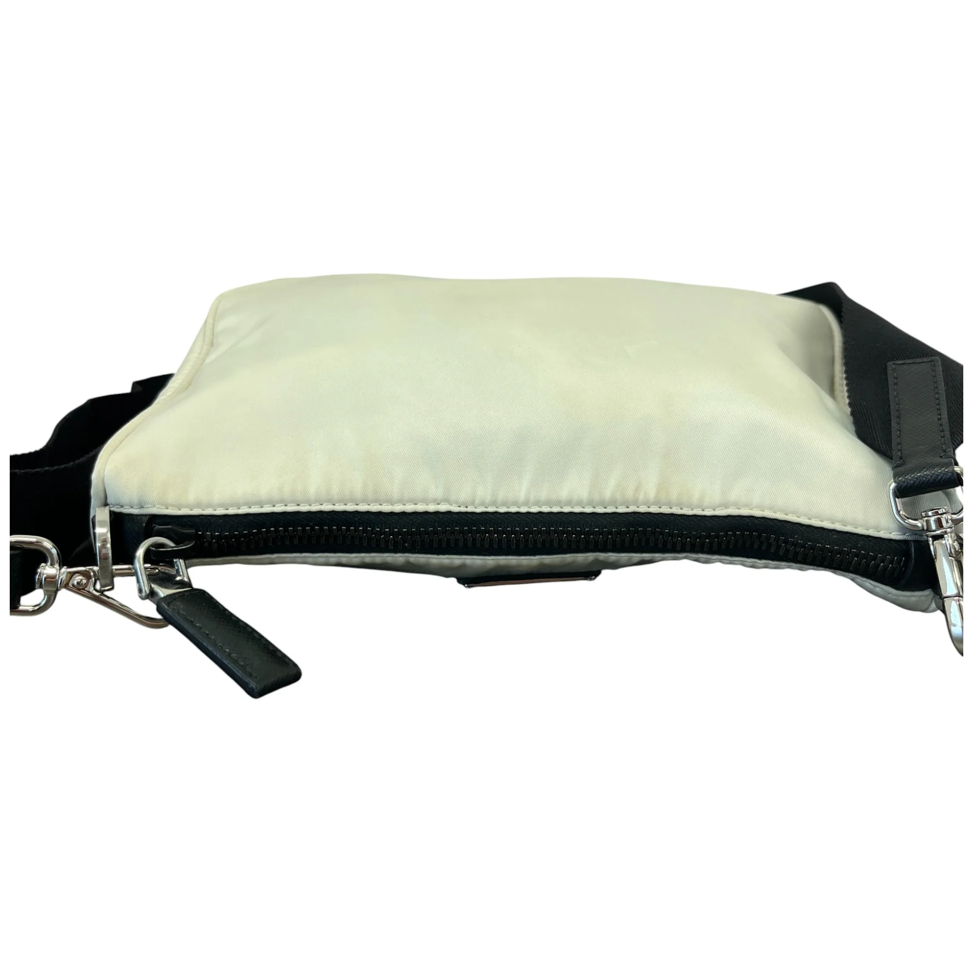 Women's Re-Edition Plaque Logo Handbag White - Image 8