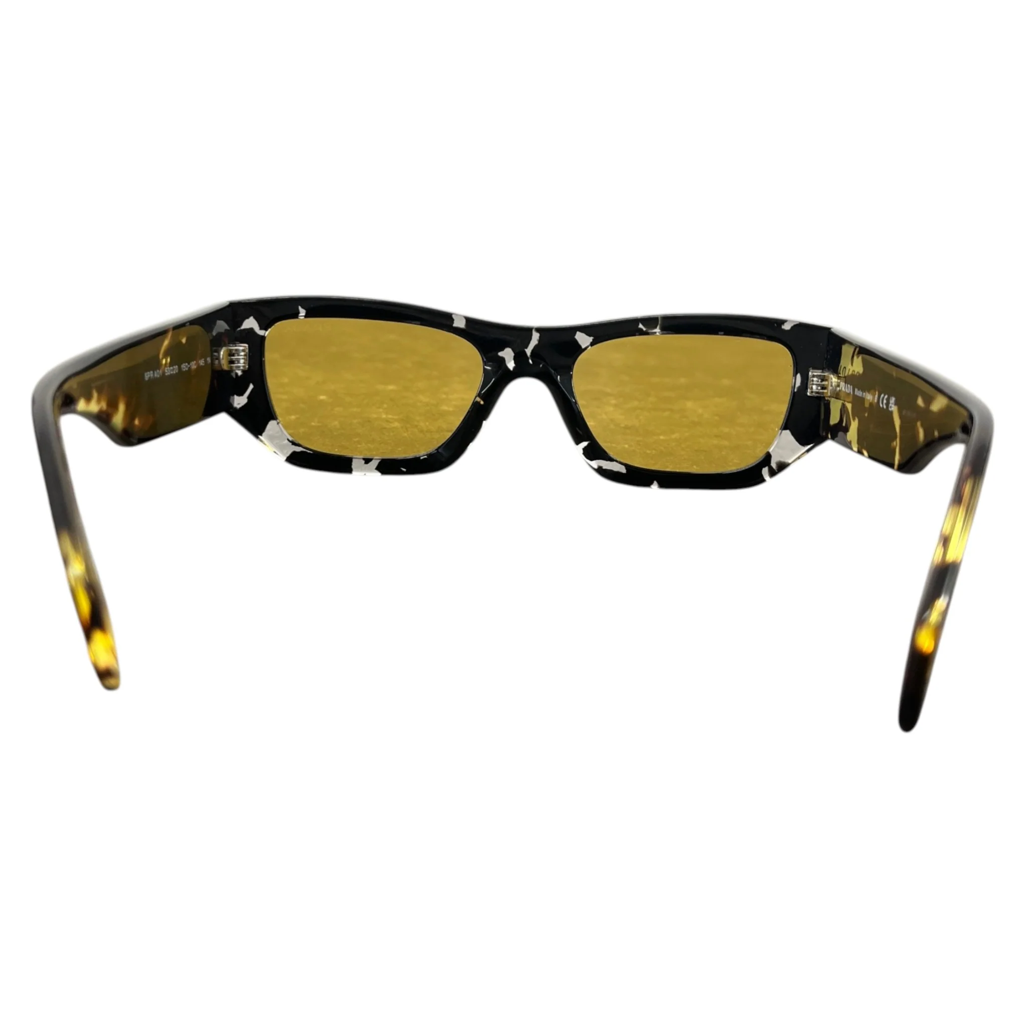 Women's Rectangle-Frame Pr A01S Sunglasses Black - Image 5