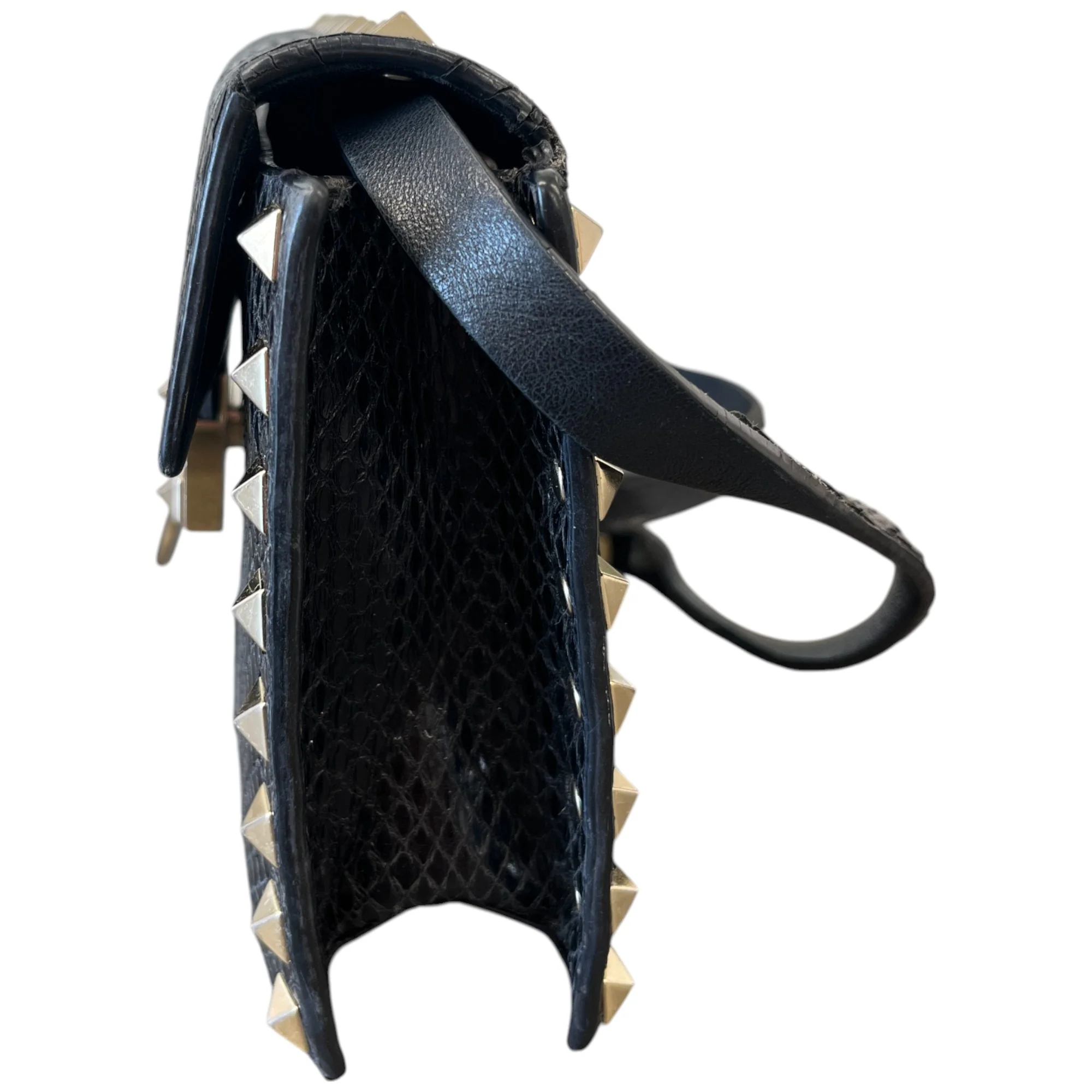 Women's Rockstud Spike Clutch Black - Image 6