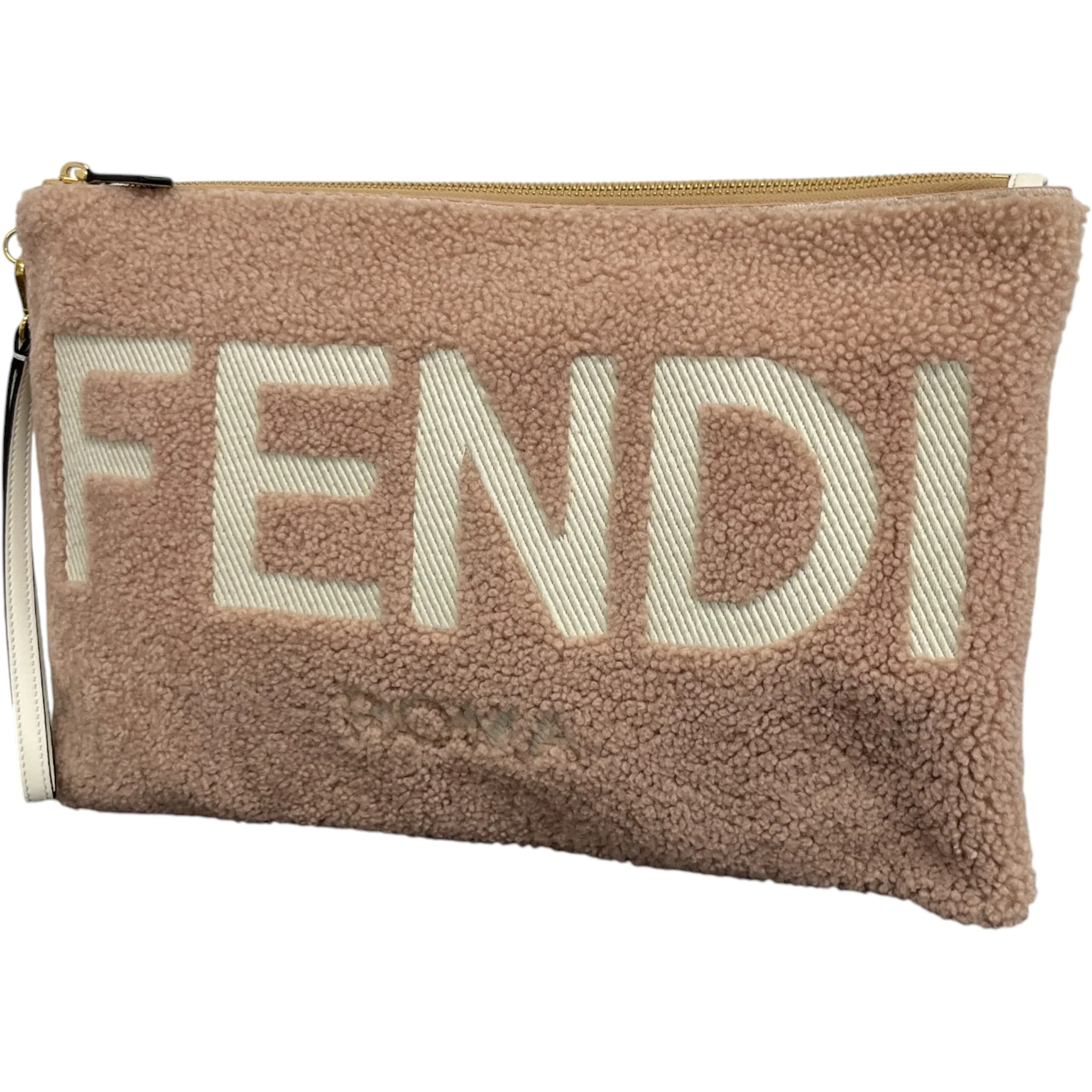 Women's Roma Shearling Pouch Pink - Image 4