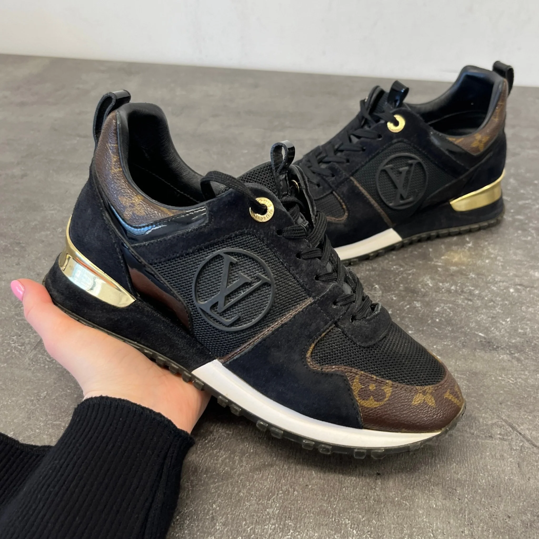 Women's Run Away Low Trainers Black Size EU 36 / UK 3 - Image 12