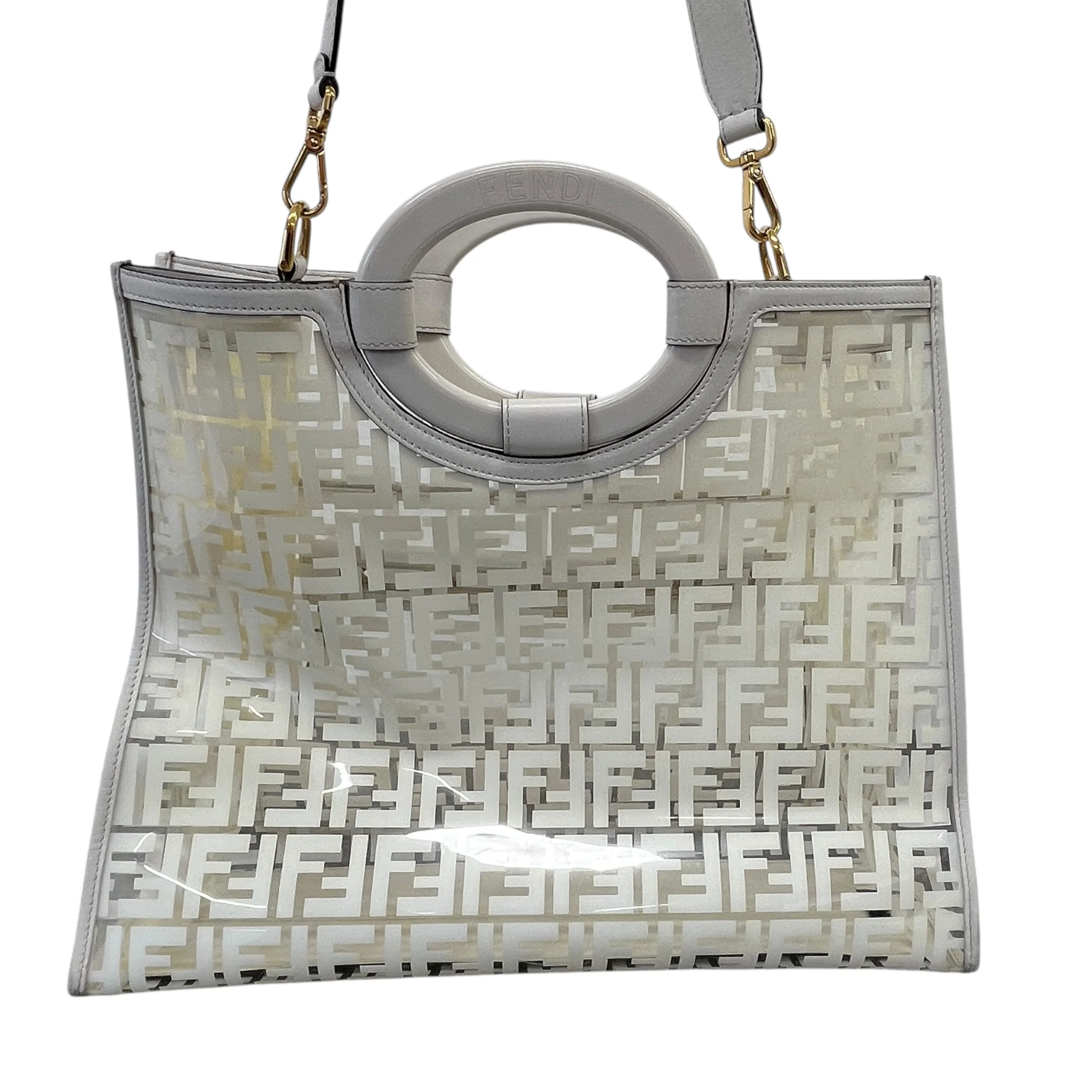 Women's Runaway Shopping Tote Bag Cream - Image 3