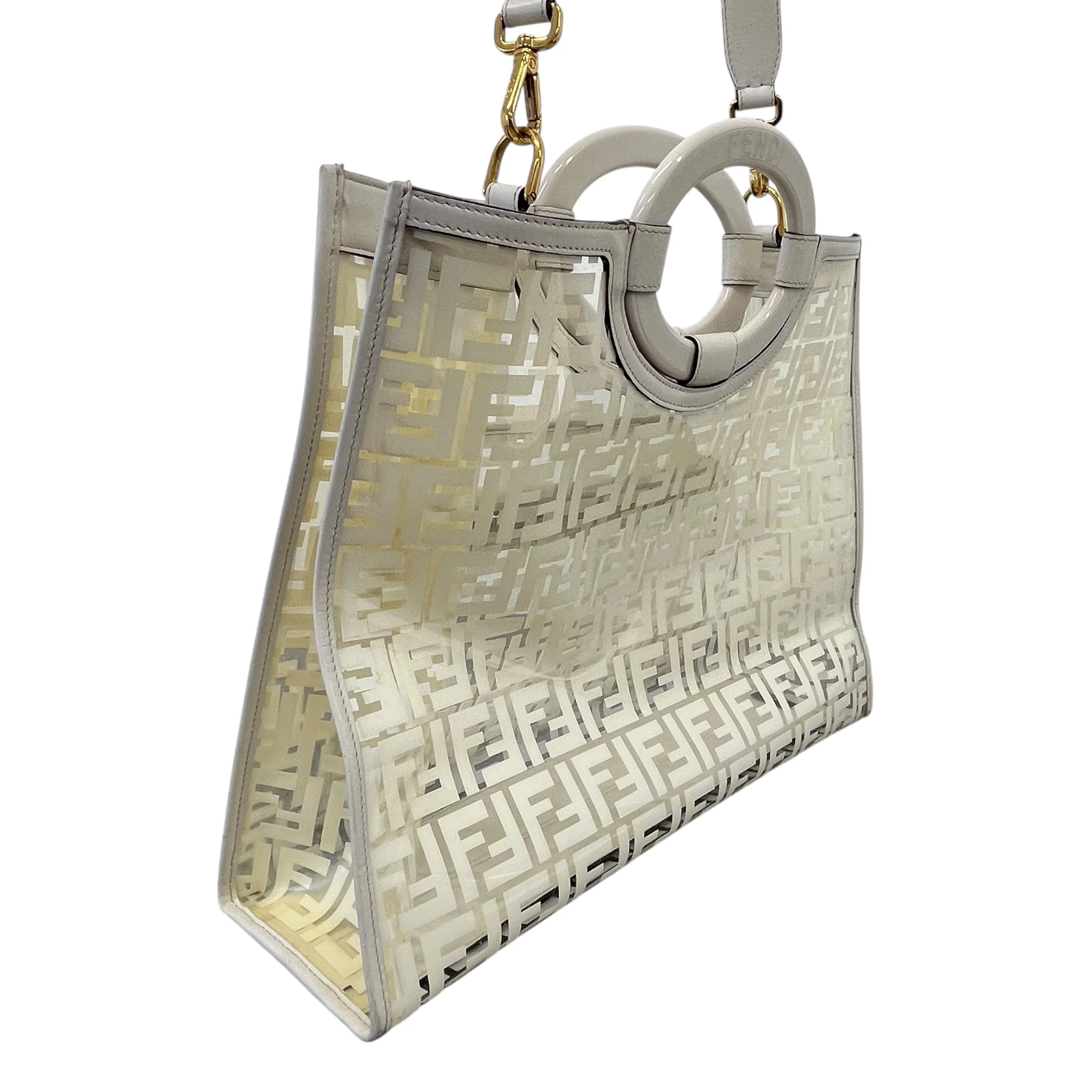 Women's Runaway Shopping Tote Bag Cream - Image 4