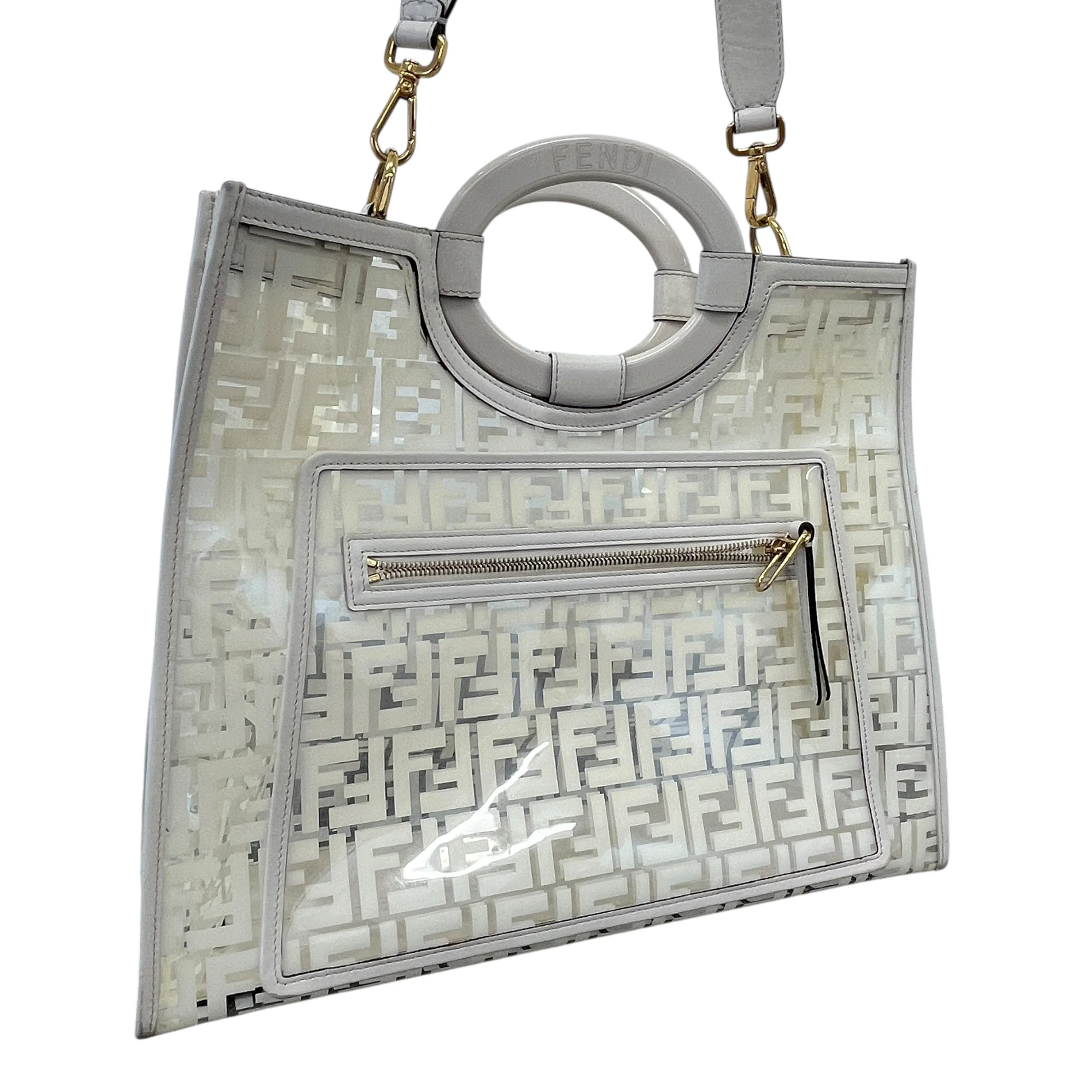 Women's Runaway Shopping Tote Bag Cream - Image 8