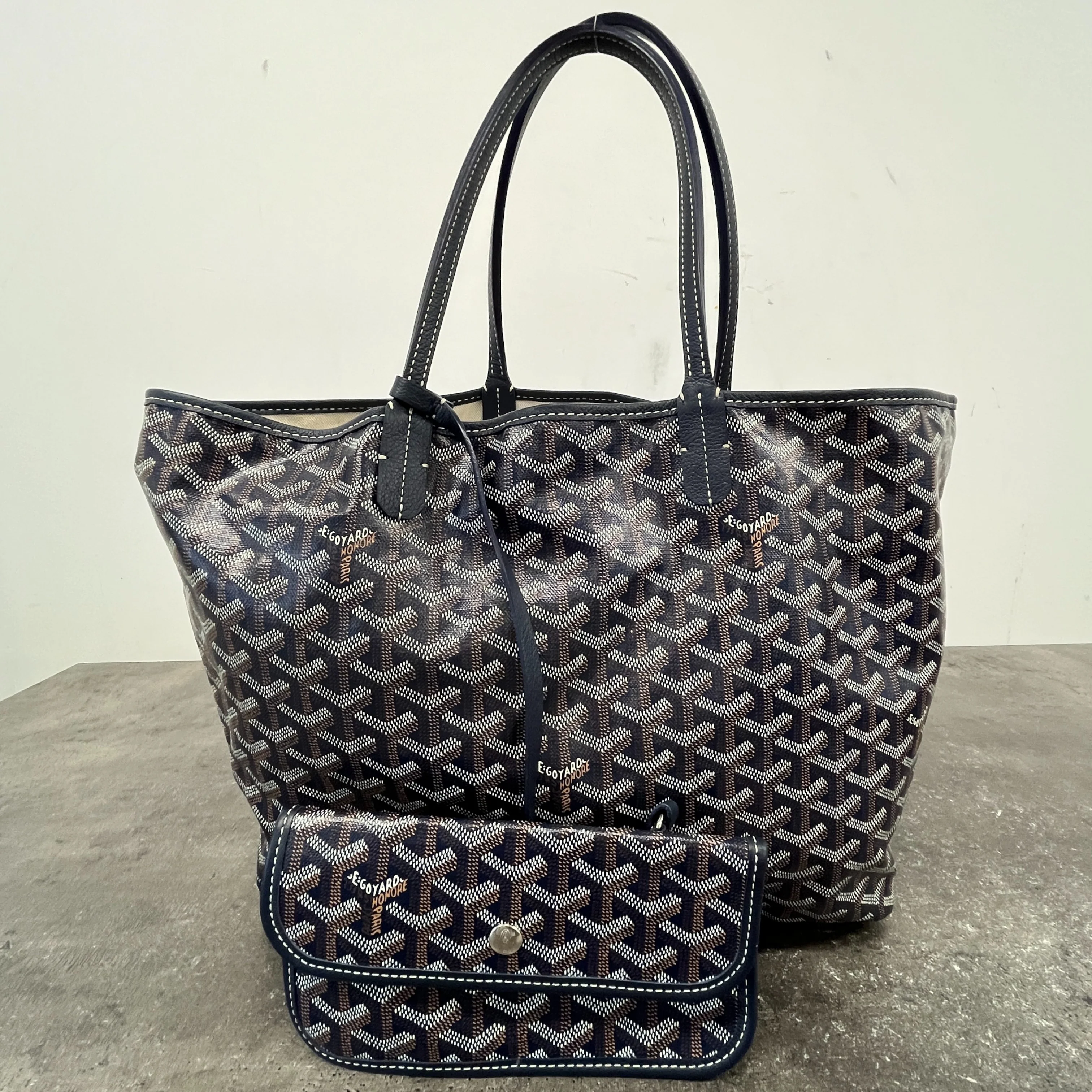 Women's Saint Louis Pm Tote Bag Navy - Image 13