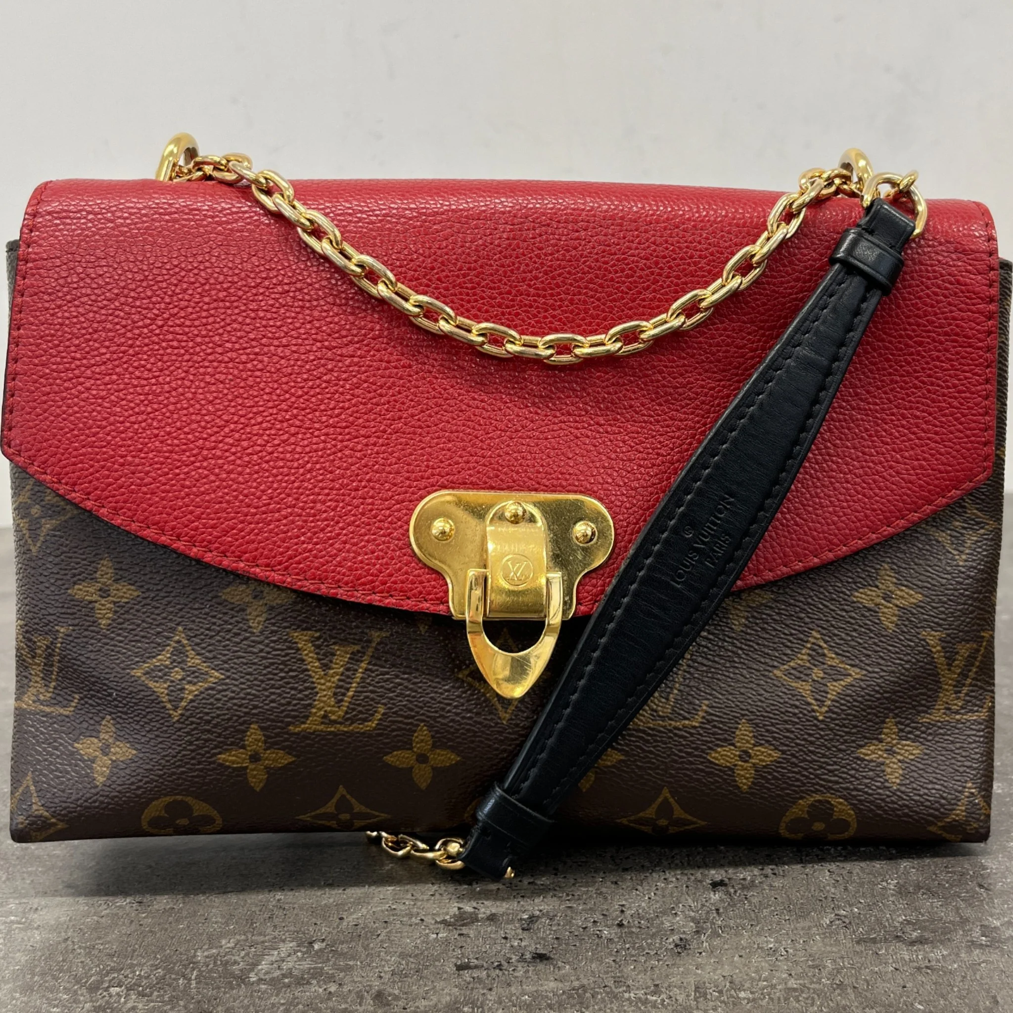 Women's Saint Placide Monogram Bag Red - Image 13