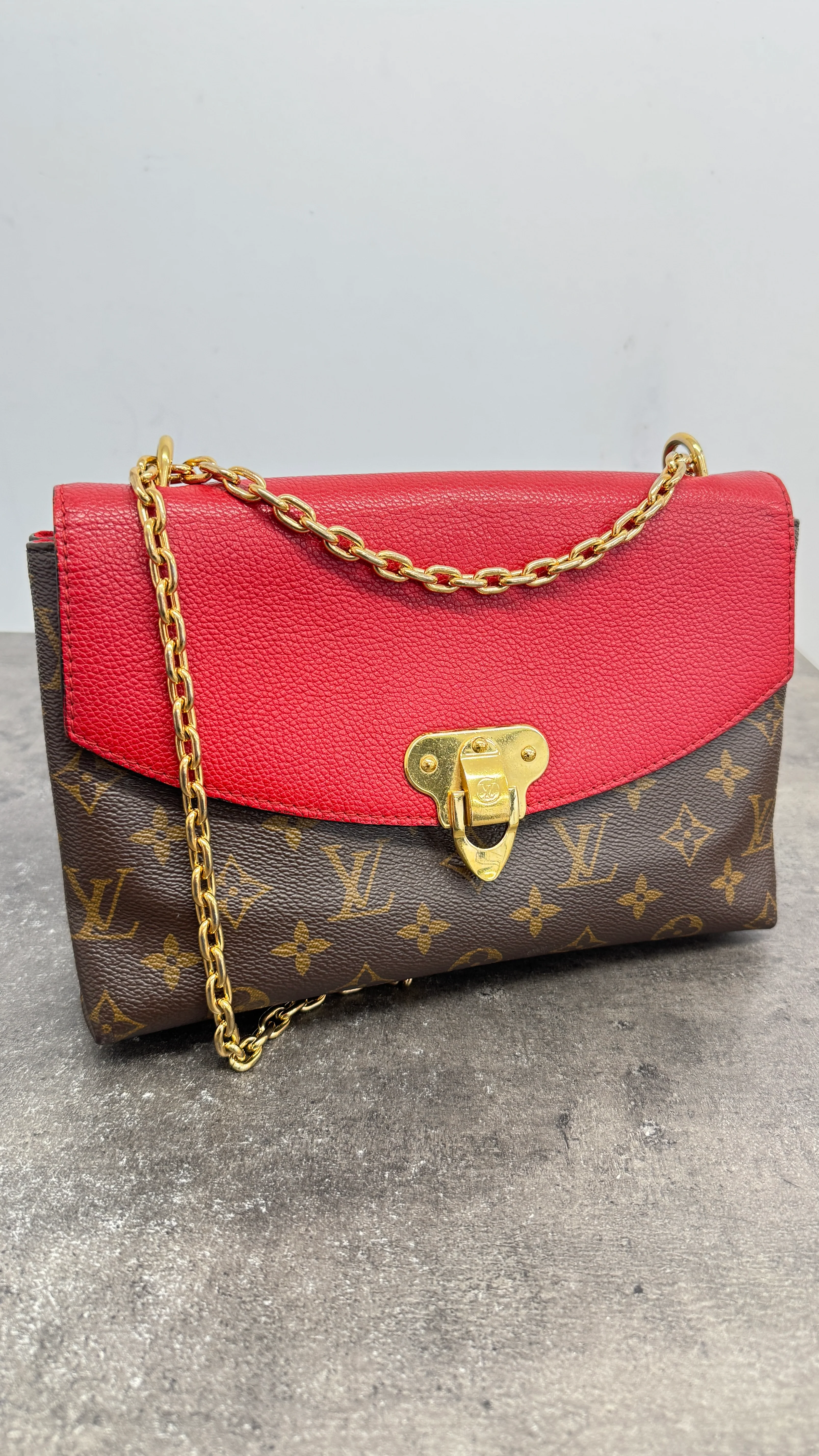 Women's Saint Placide Monogram Bag Red - Image 14
