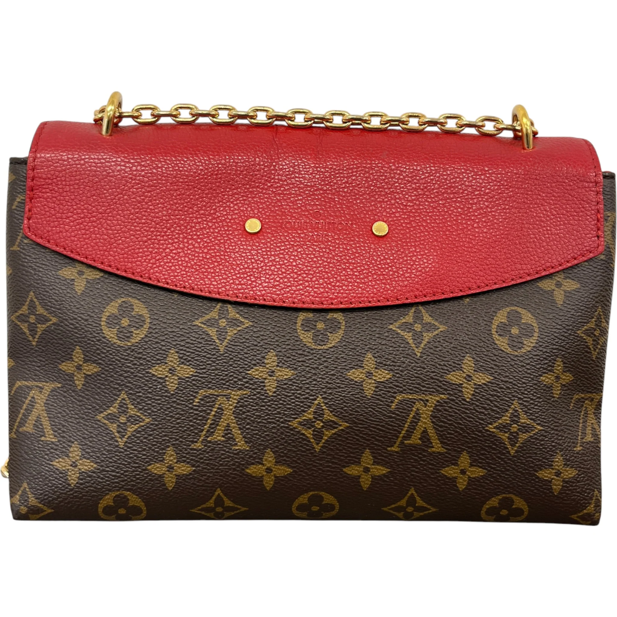 Women's Saint Placide Monogram Bag Red - Image 3