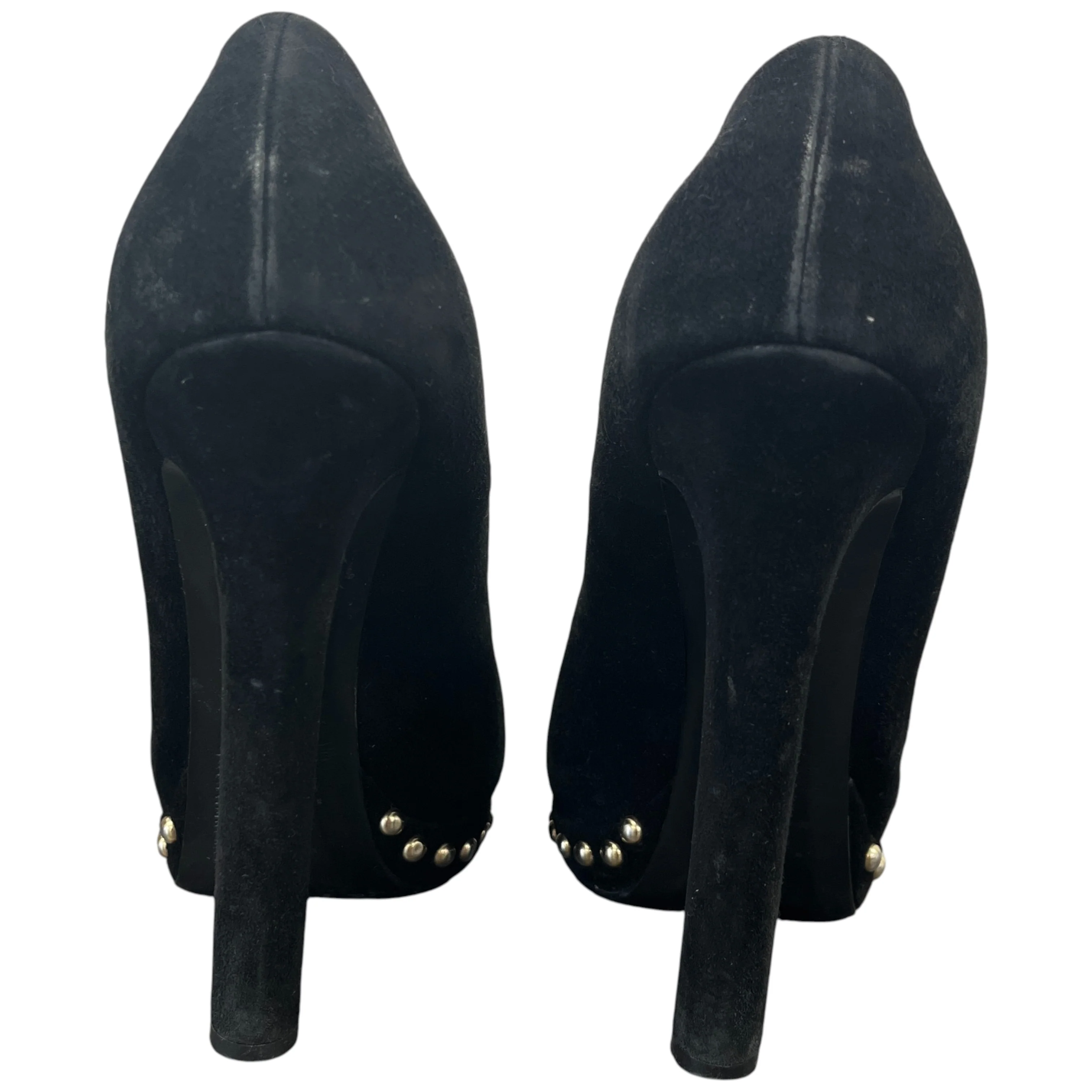 Women's Skull Peep Toe Heels Black Size EU 37 / UK 4 - Image 7