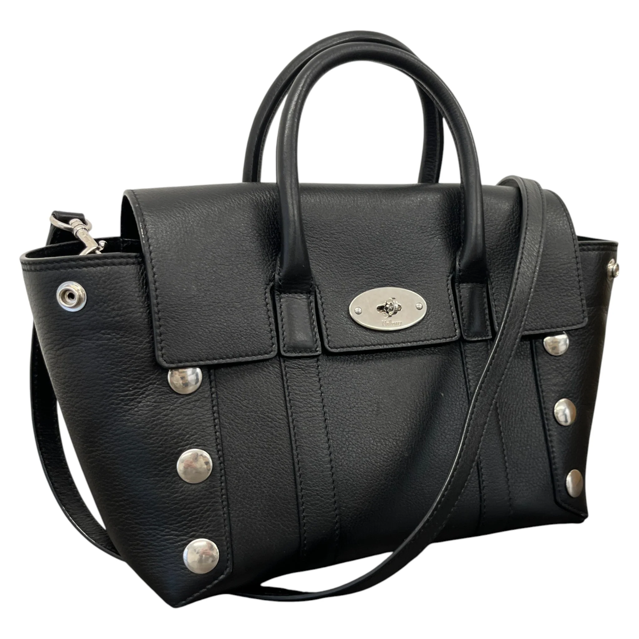 Women's Small Bayswater Handbag Black - Image 5
