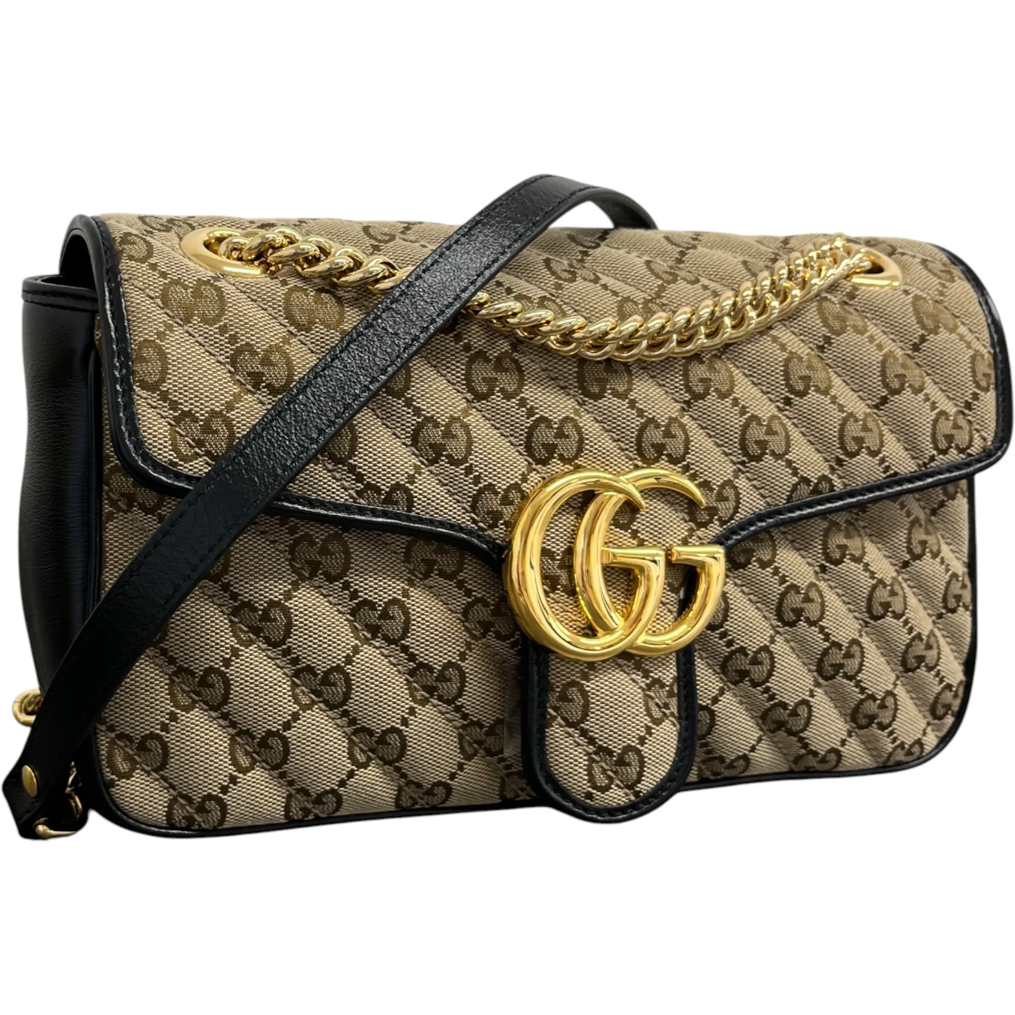 Women's Small Gg Marmont Handbag Beige - Image 4