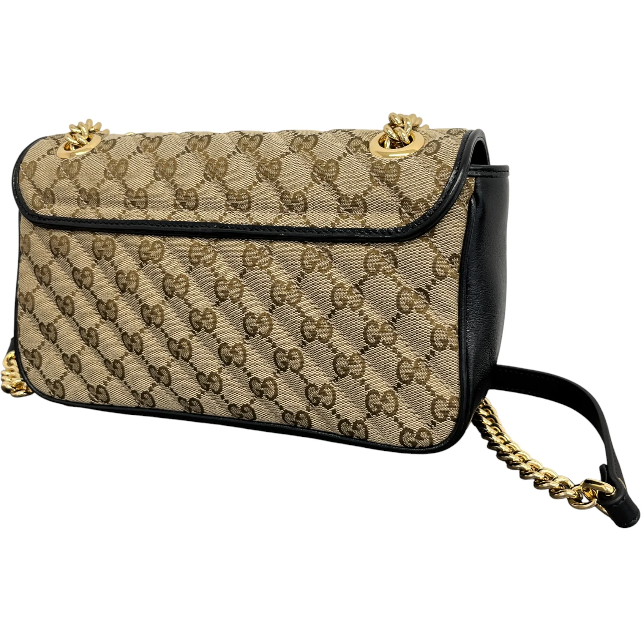 Women's Small Gg Marmont Handbag Beige - Image 9