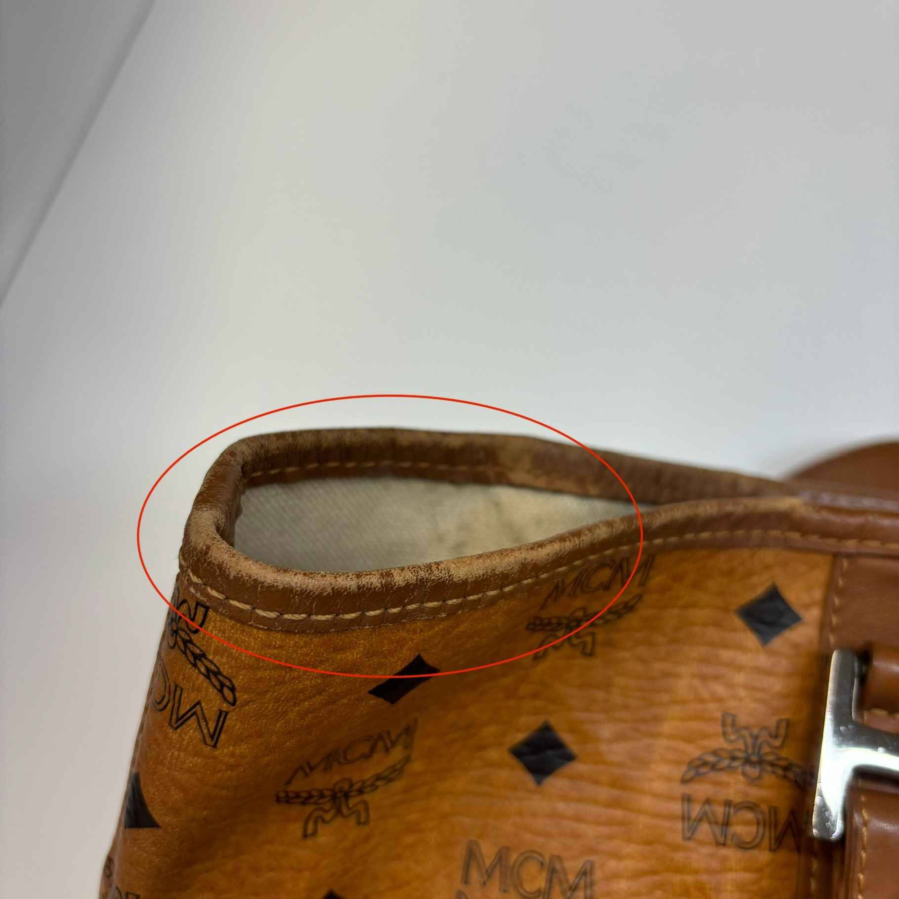 Women's Small Toni Top Zip Handbag Brown - Image 12